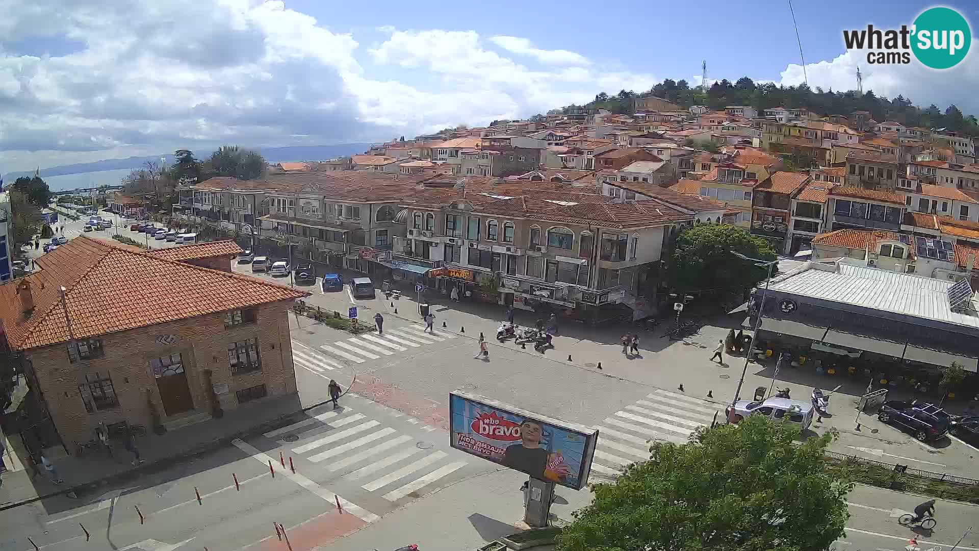 Webcam de la vieille ville et du centre d’Ohrid