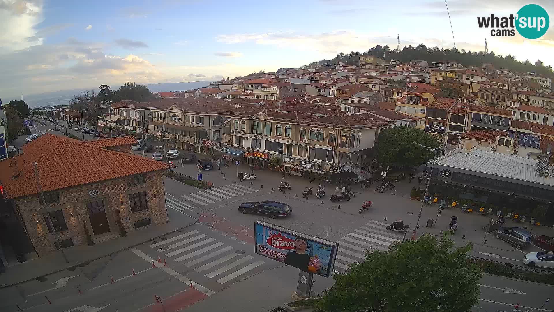 Webcam de la vieille ville et du centre d’Ohrid