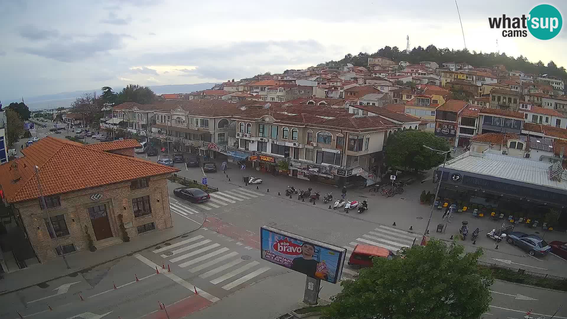 Webcam de la vieille ville et du centre d’Ohrid