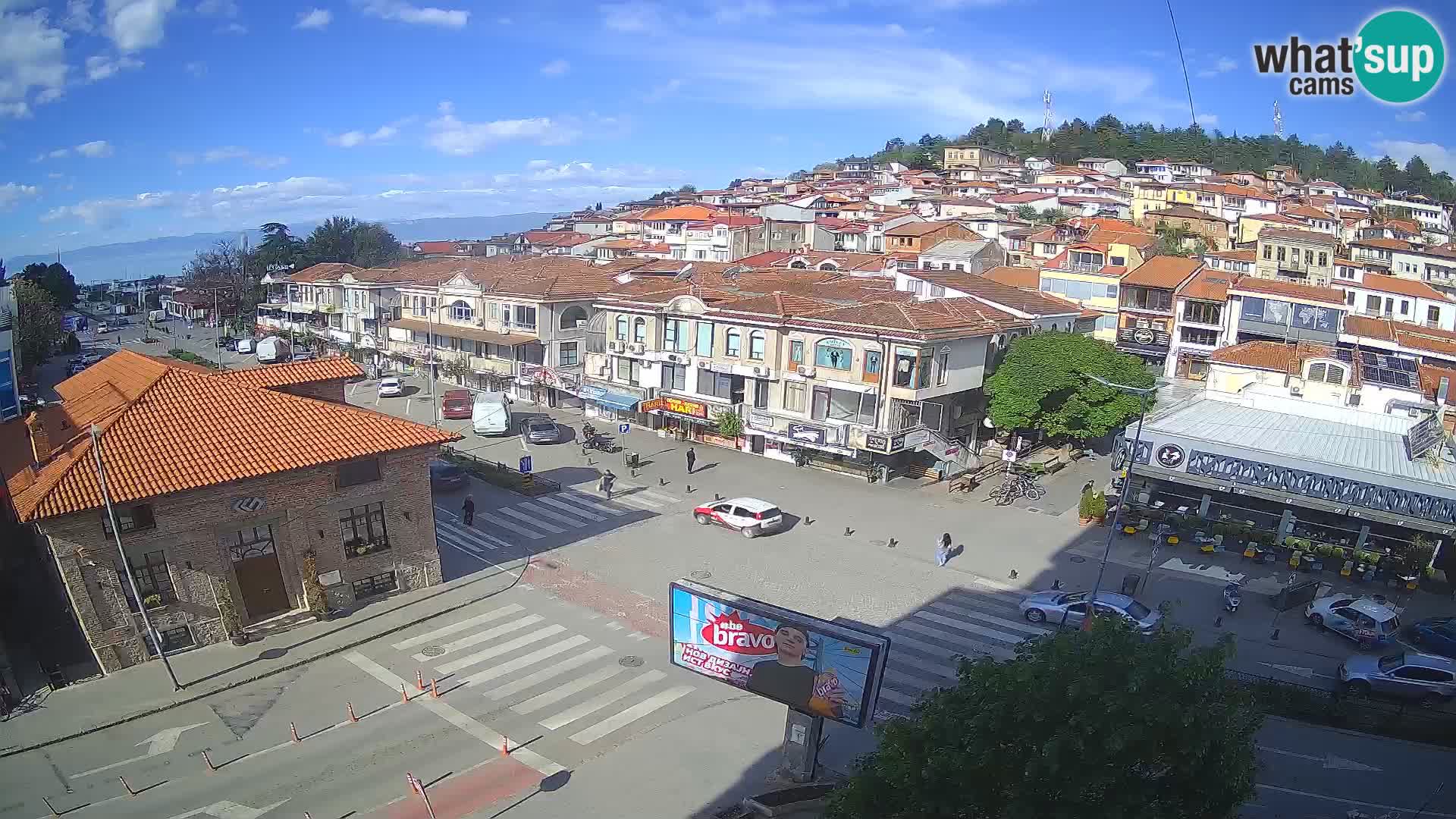 Webcam Ohrid old town and center