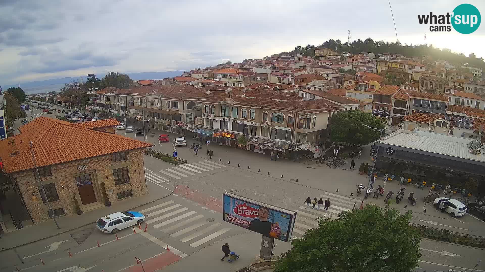 Webcam Ohrid old town and center