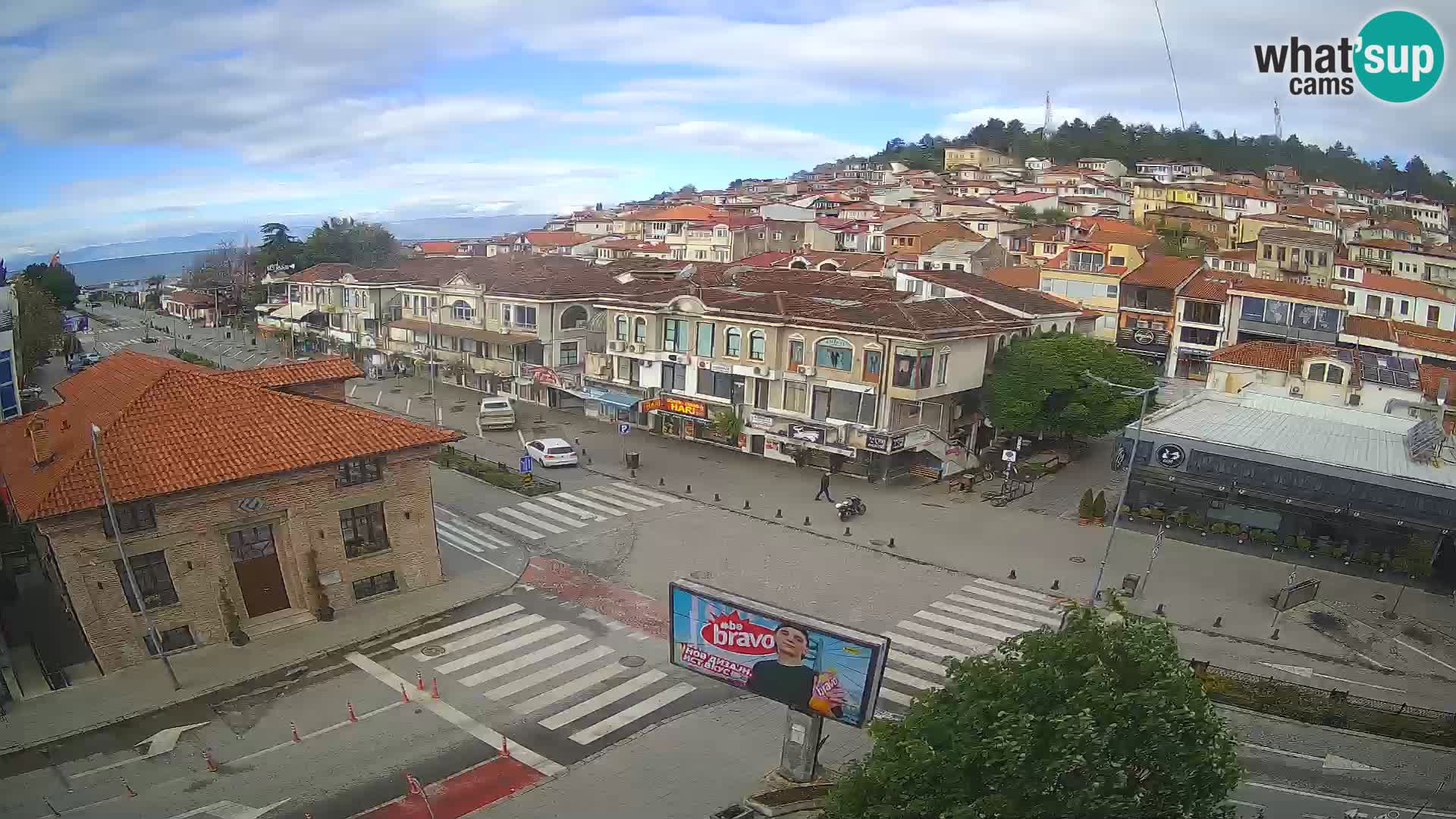 Webcam Ohrid old town and center