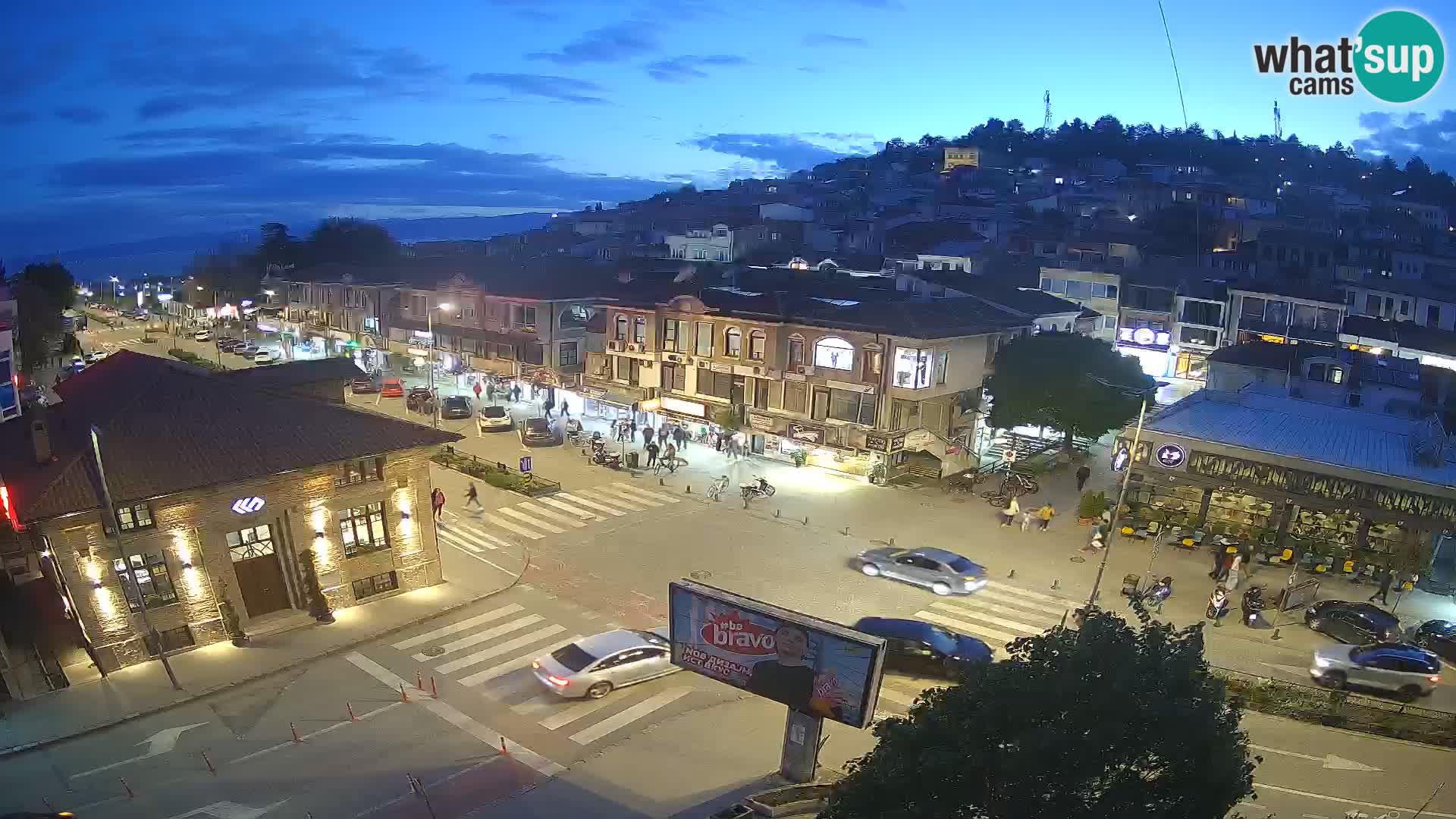 Webcam Ohrid old town and center