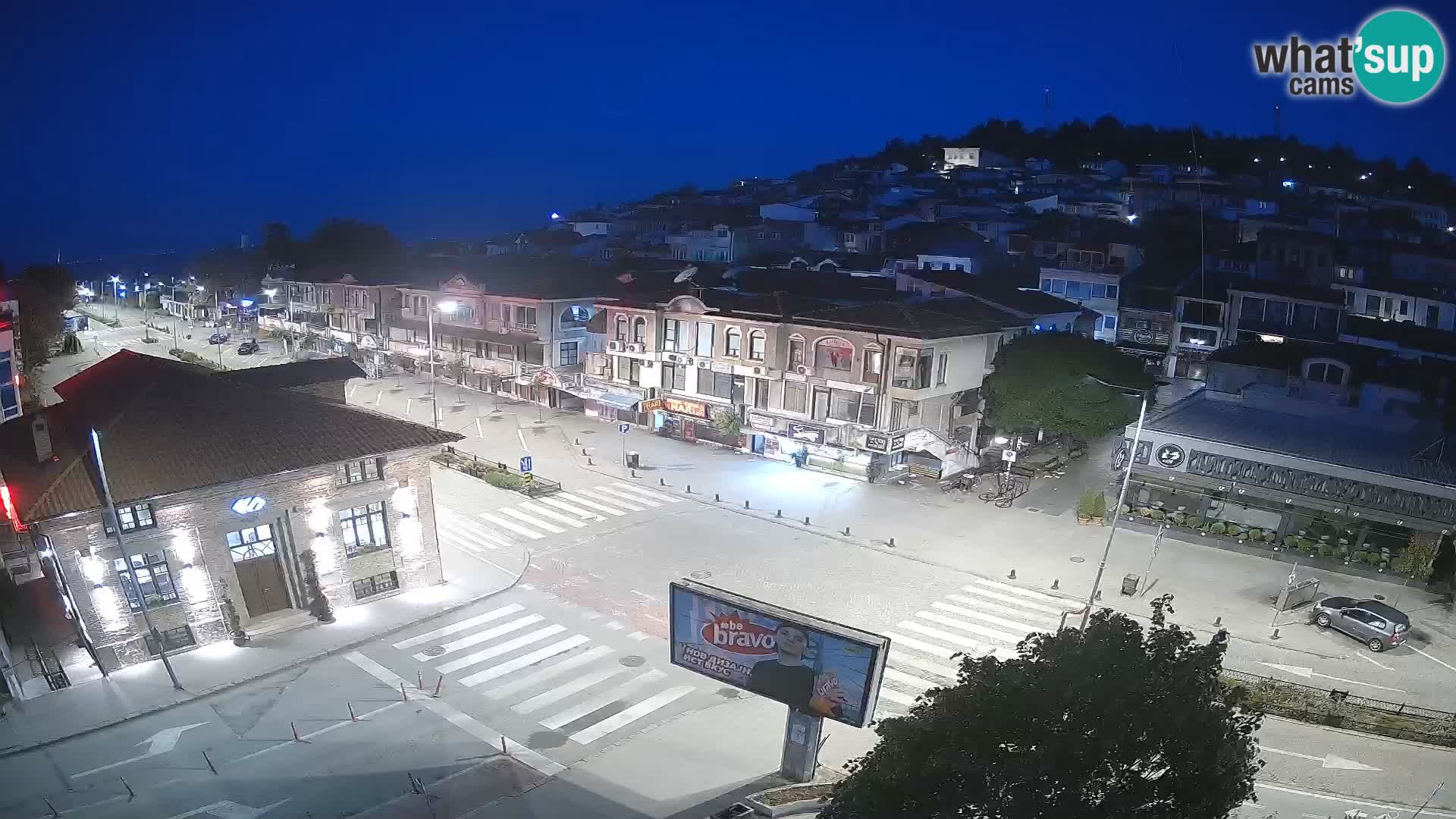 Webcam de la vieille ville et du centre d’Ohrid