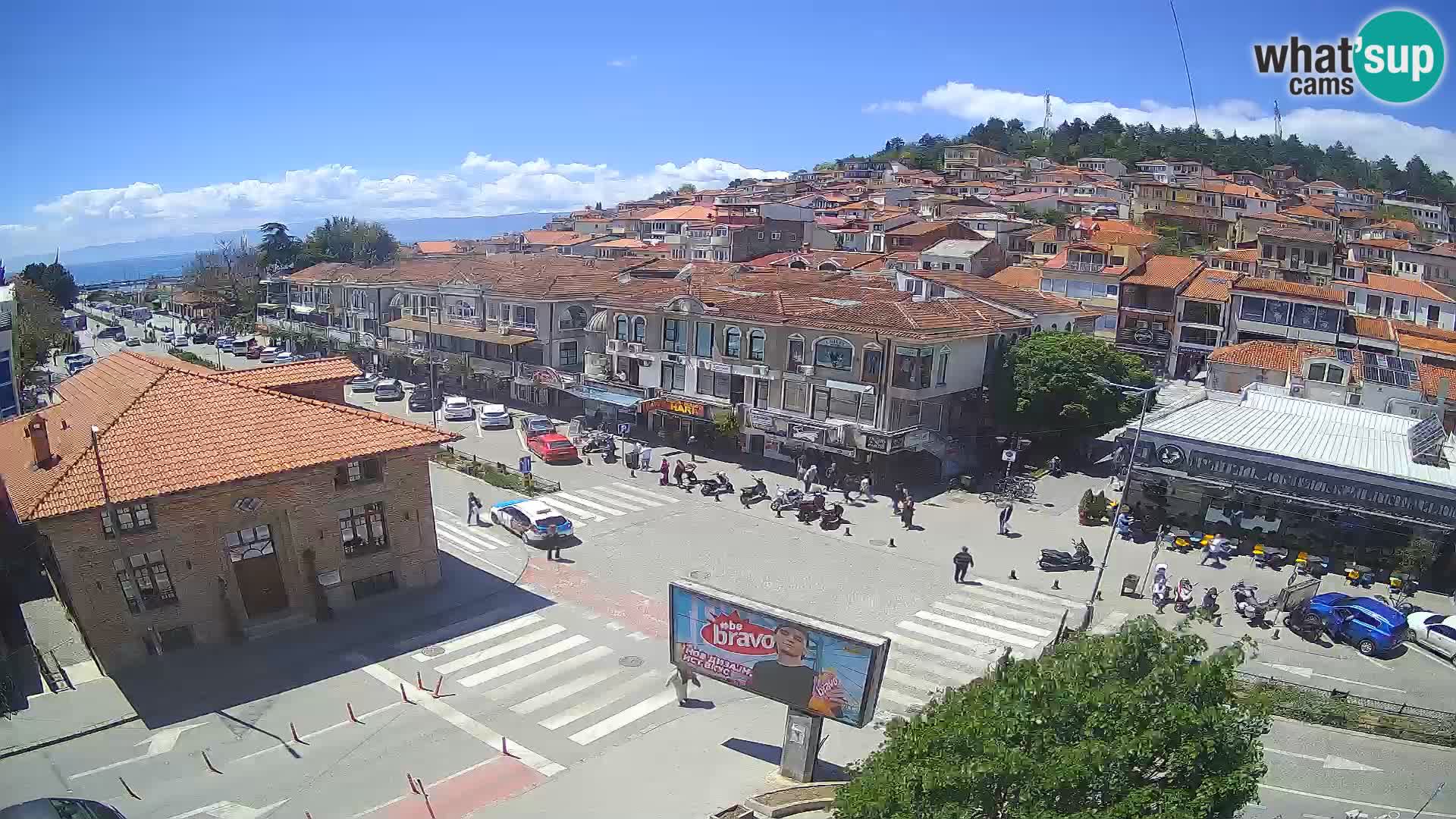 Webcam de la vieille ville et du centre d’Ohrid