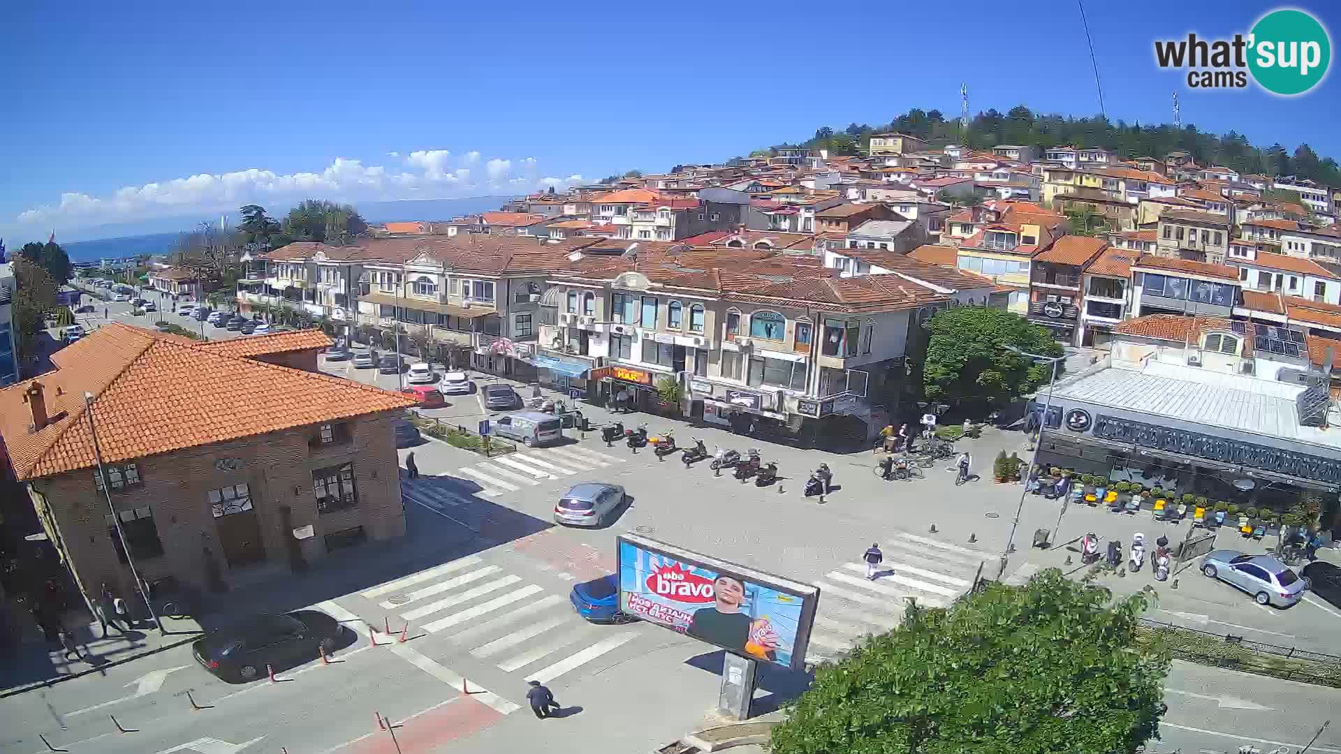 Webcam de la vieille ville et du centre d’Ohrid