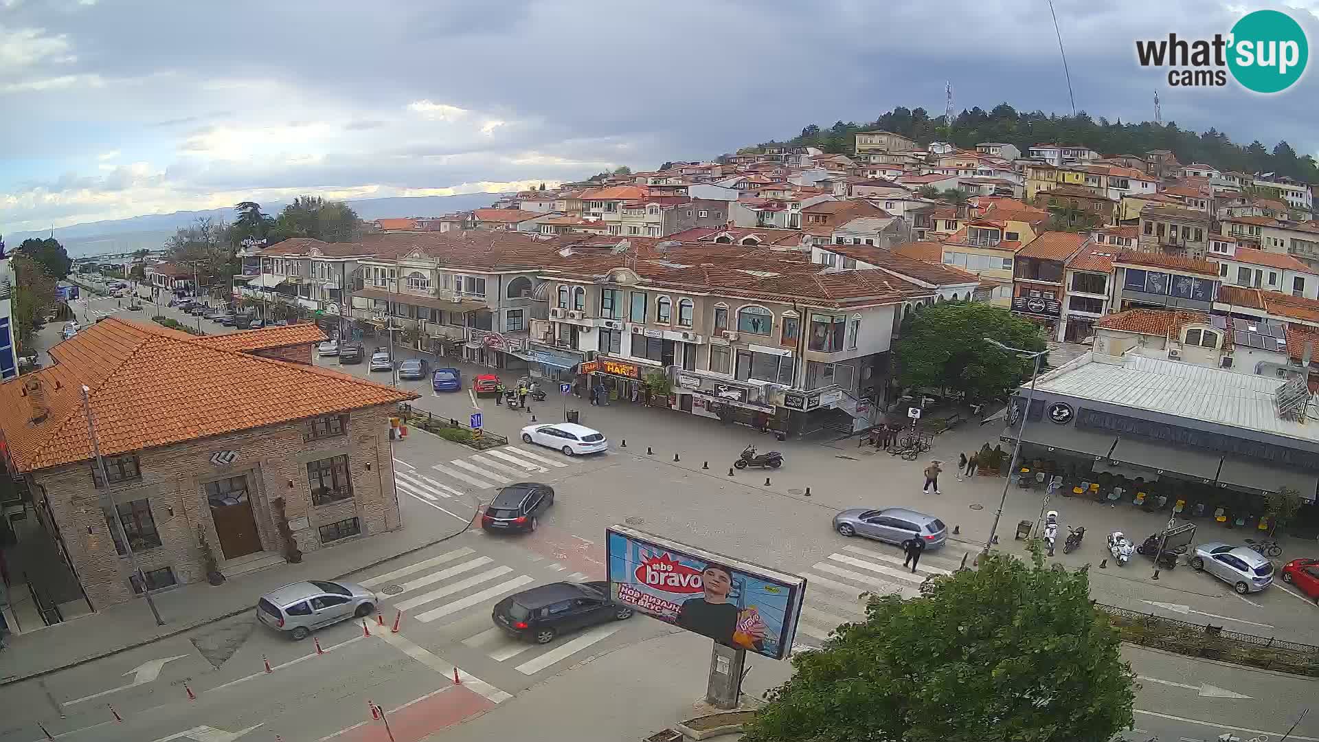 Webcam de la vieille ville et du centre d’Ohrid