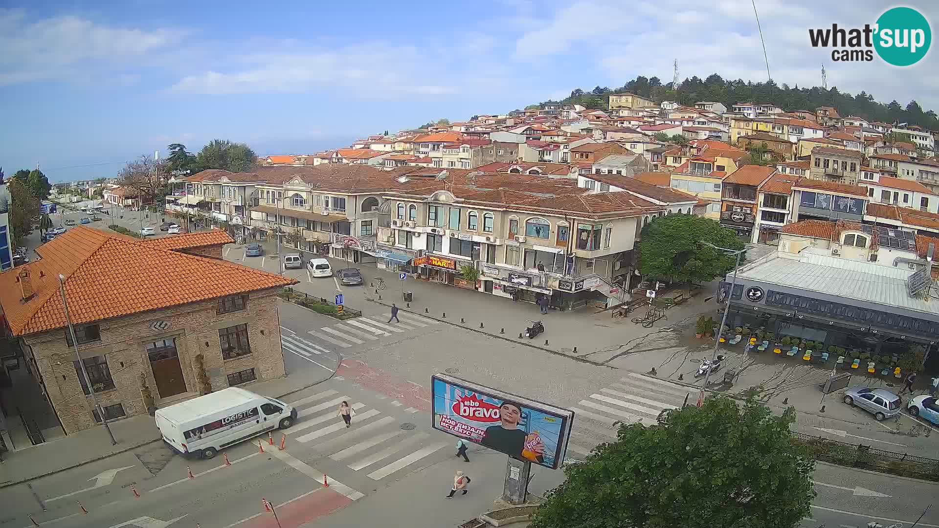 Webcam Ohrid old town and center
