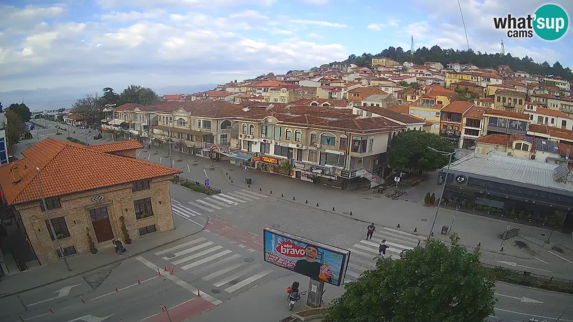 Webcam de la vieille ville et du centre d’Ohrid