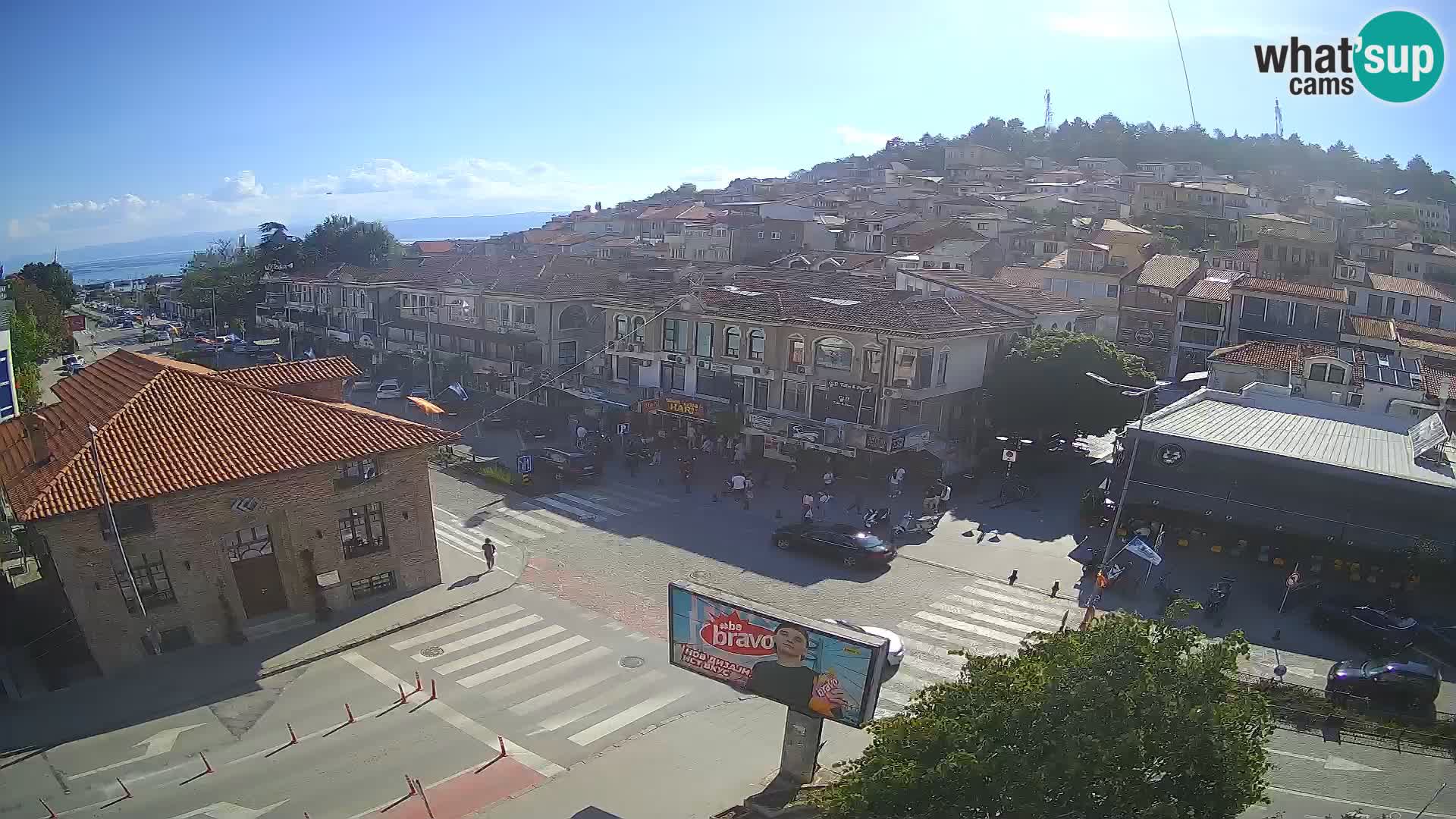 Webcam de la vieille ville et du centre d’Ohrid