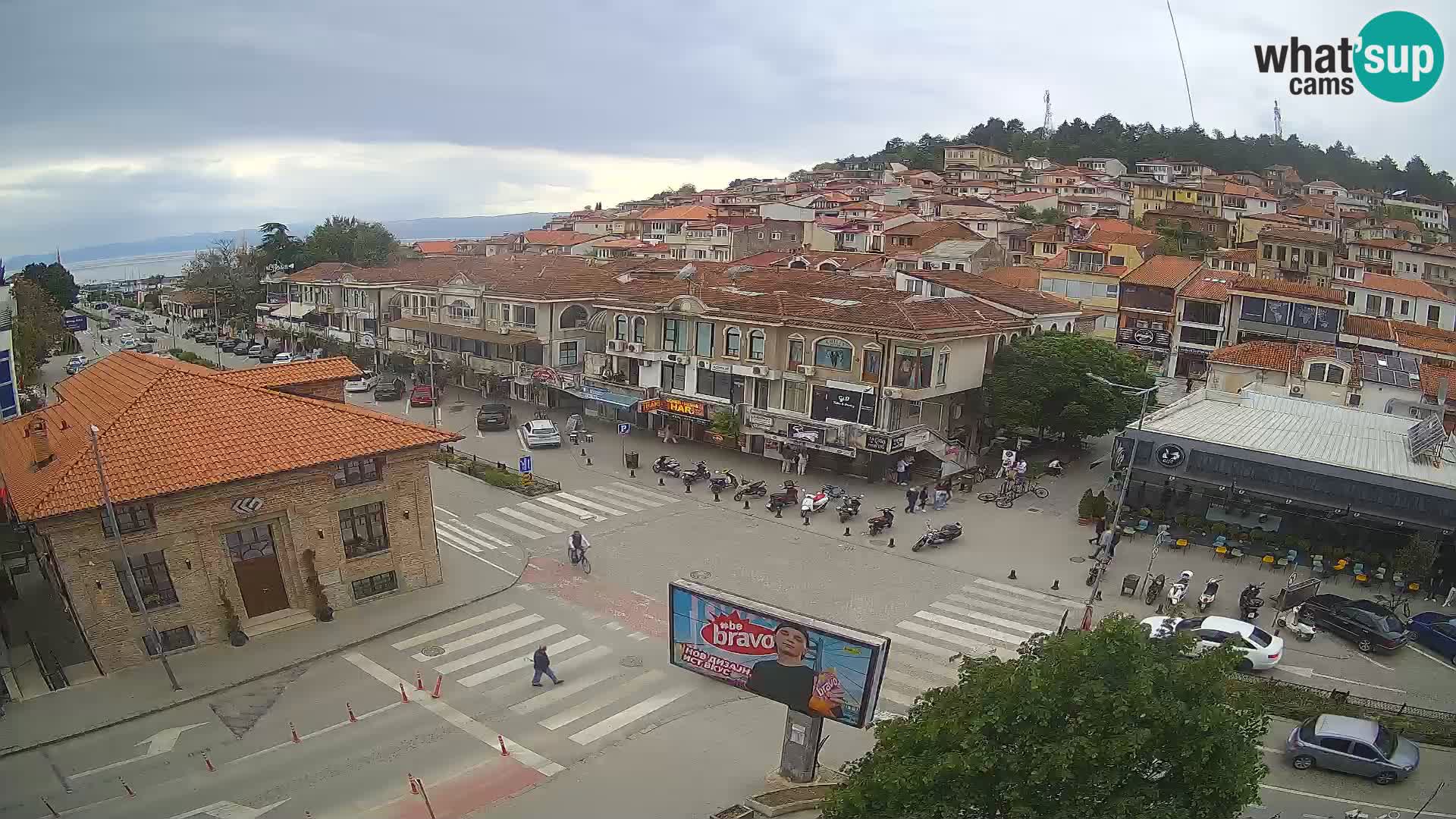 Webcam de la vieille ville et du centre d’Ohrid