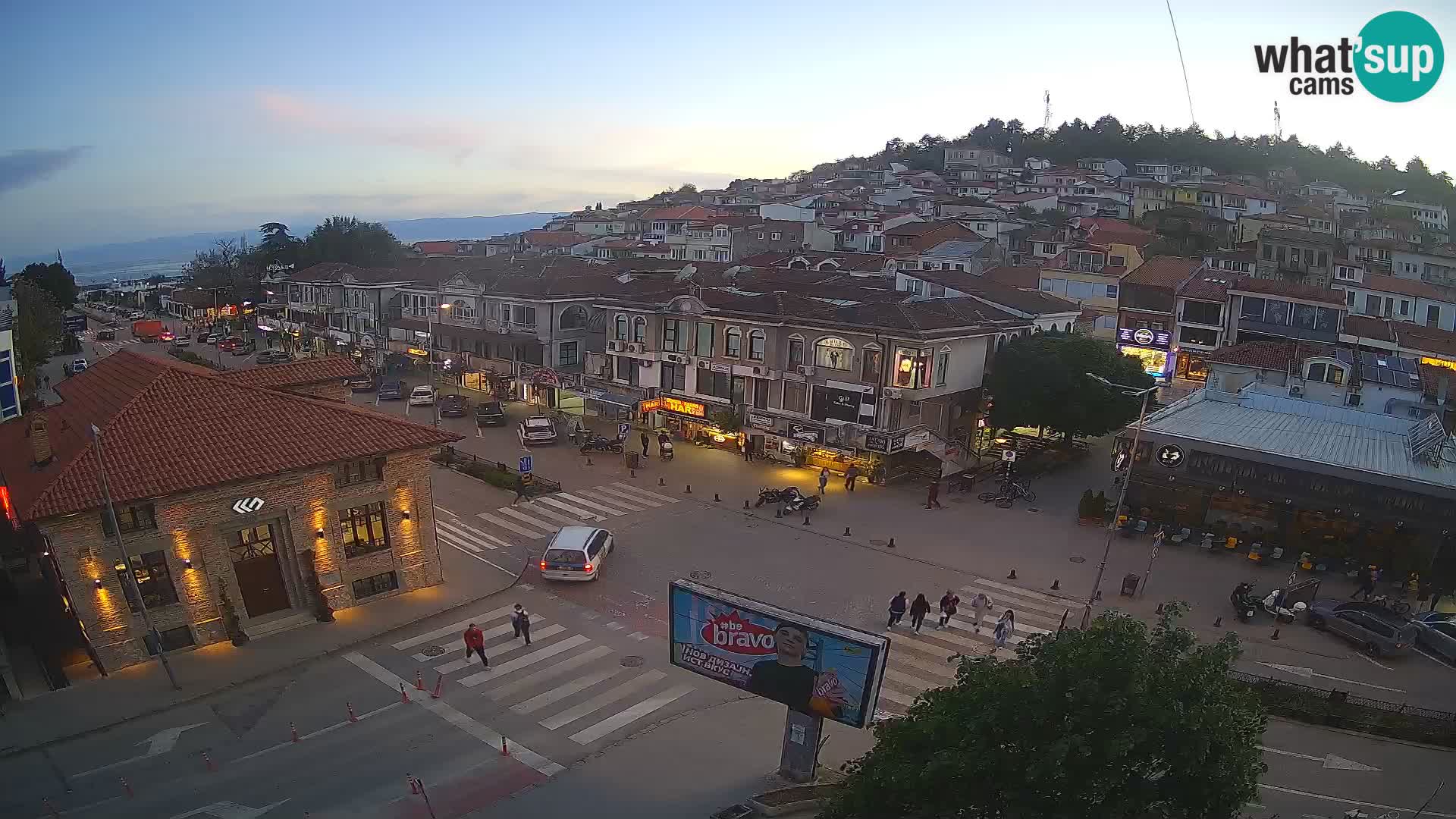 Webcam Ohrid old town and center