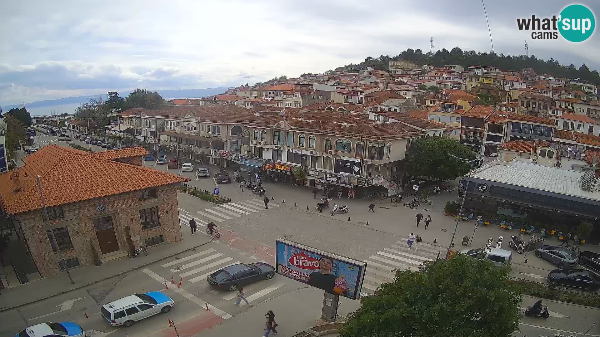Webcam Altstadt und Zentrum von Ohrid