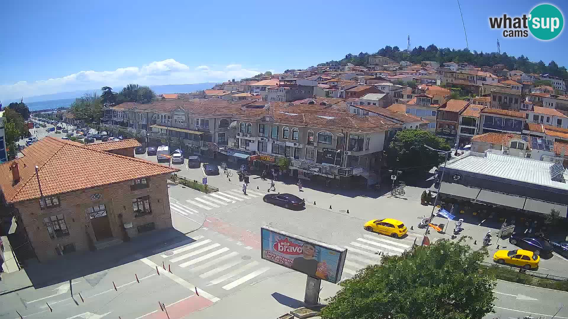 Webcam Ohrid old town and center