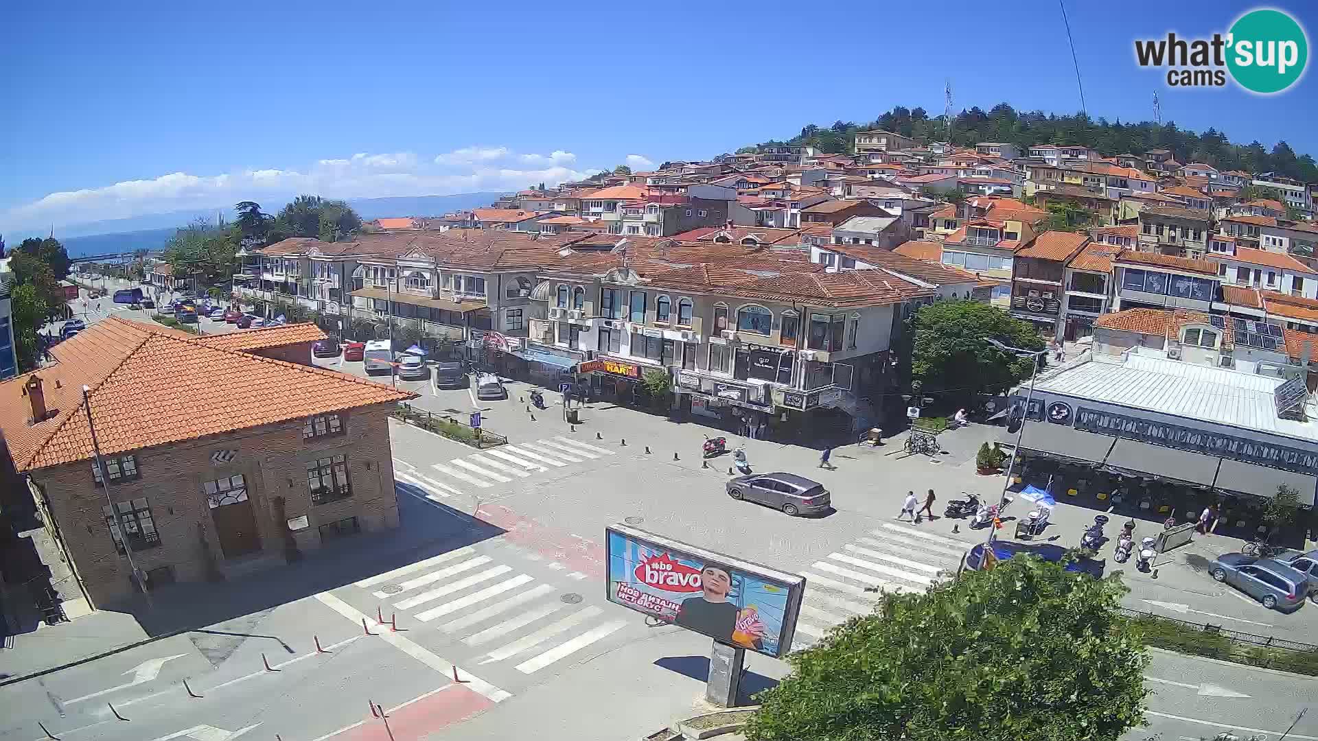 Webcam Ohrid old town and center