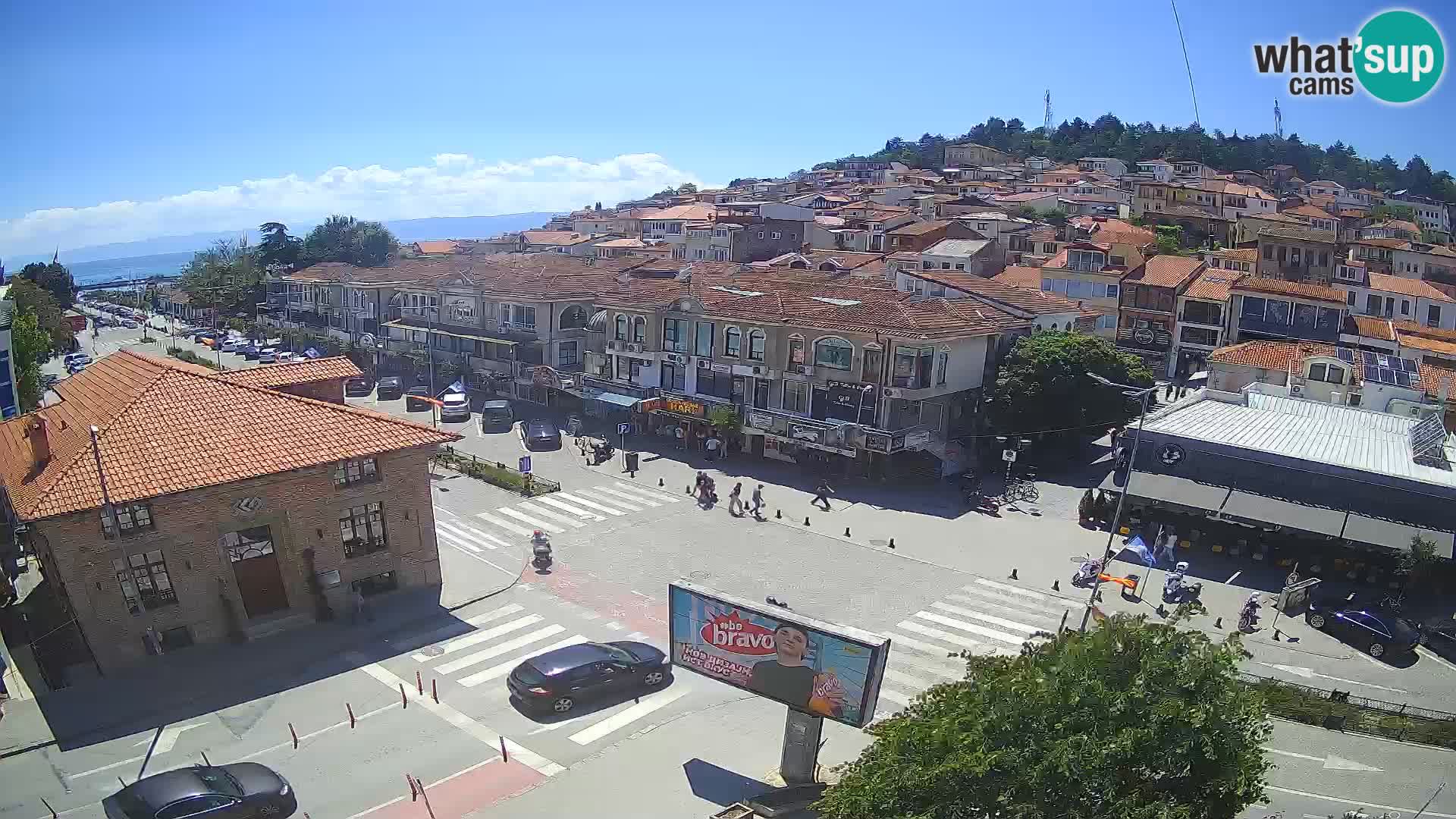 Webcam Ohrid old town and center