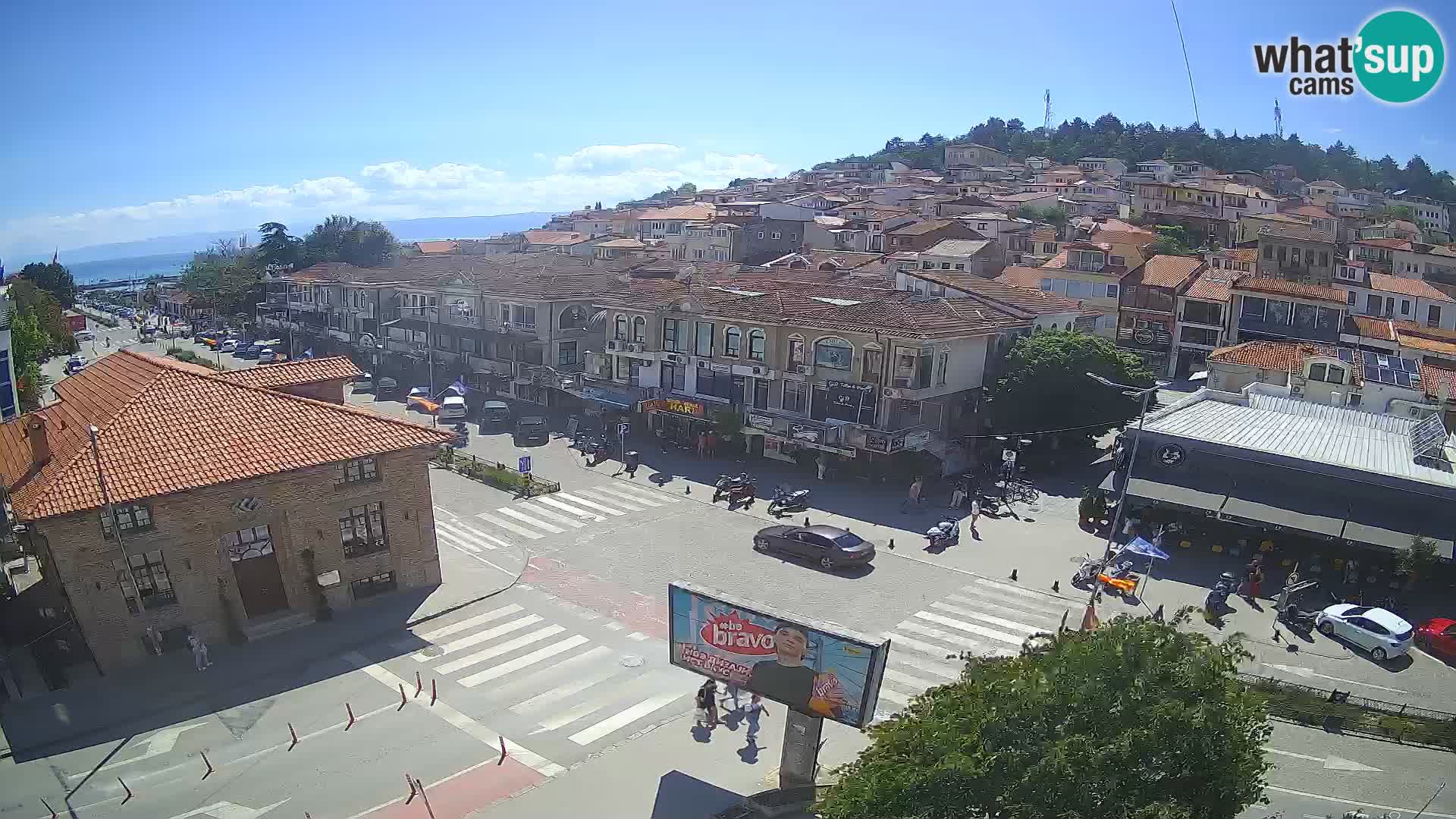 Webcam Ohrid old town and center