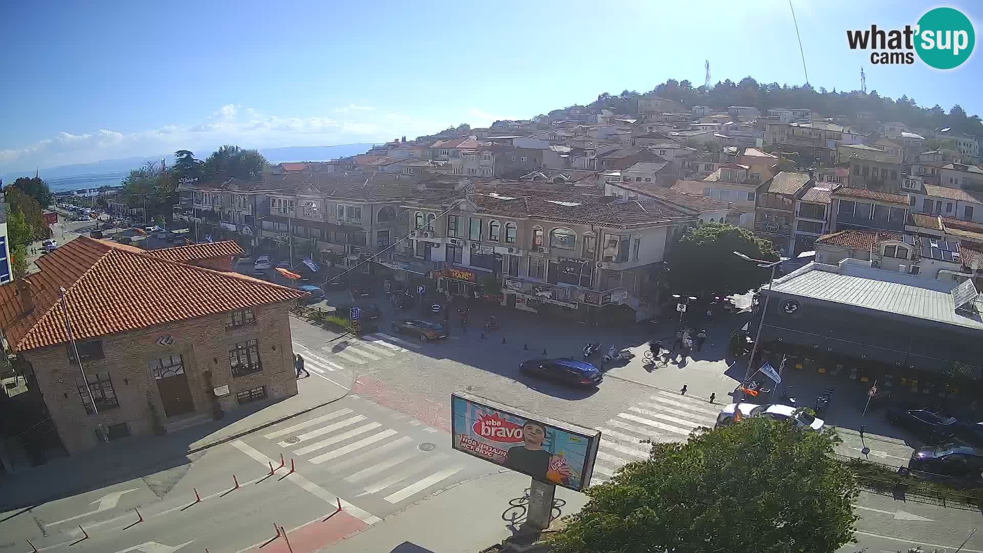 Webcam Ohrid old town and center