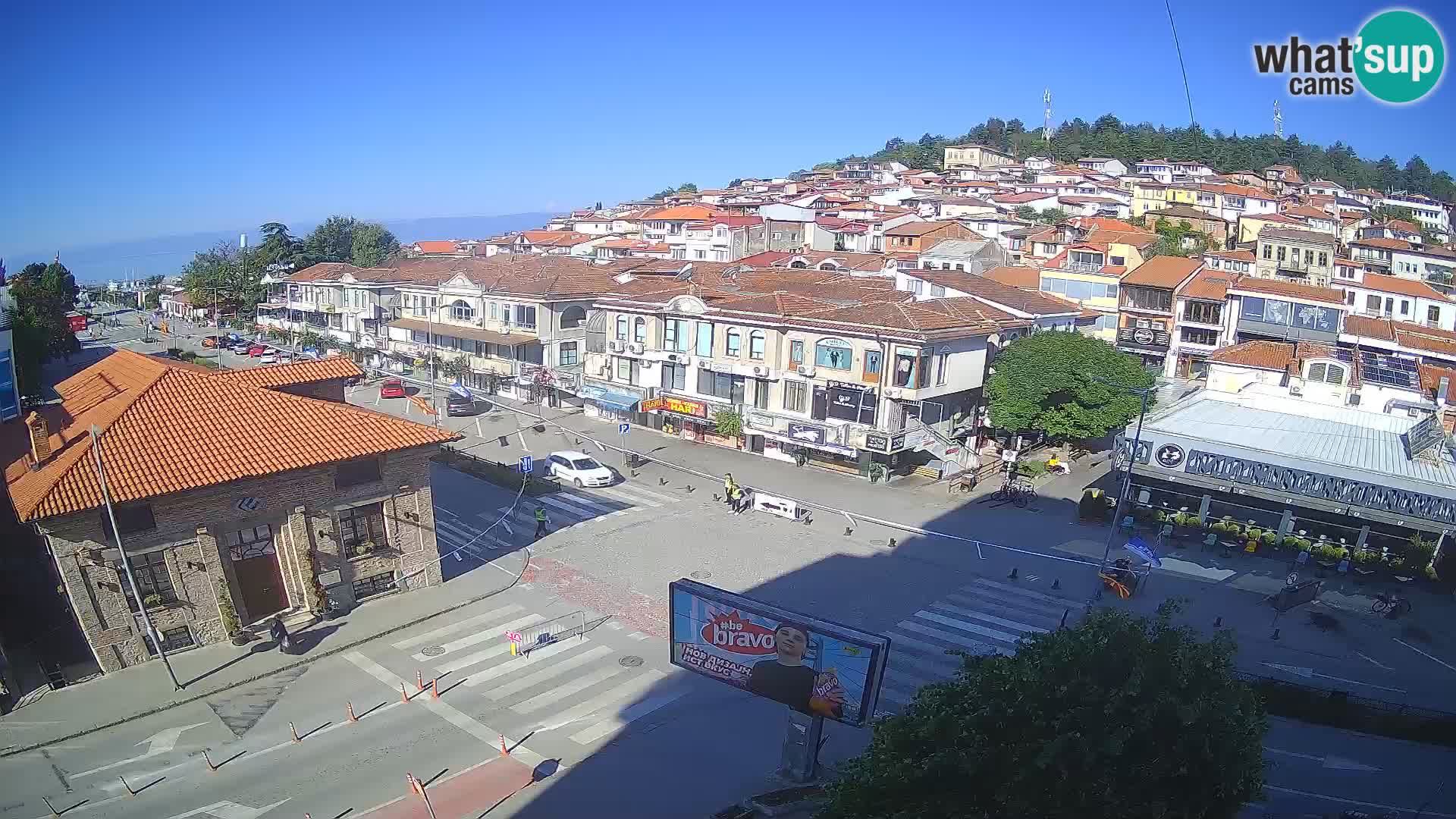 Webcam de la vieille ville et du centre d’Ohrid