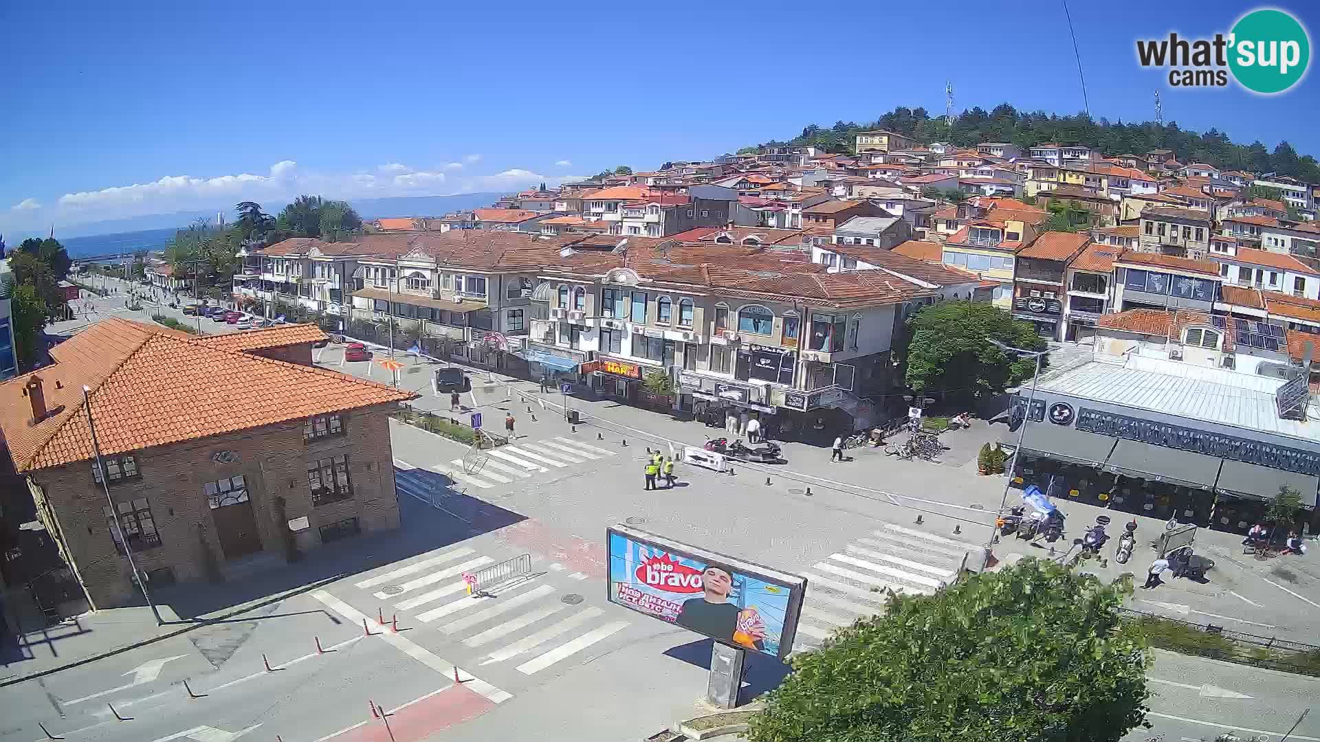 Webcam Altstadt und Zentrum von Ohrid