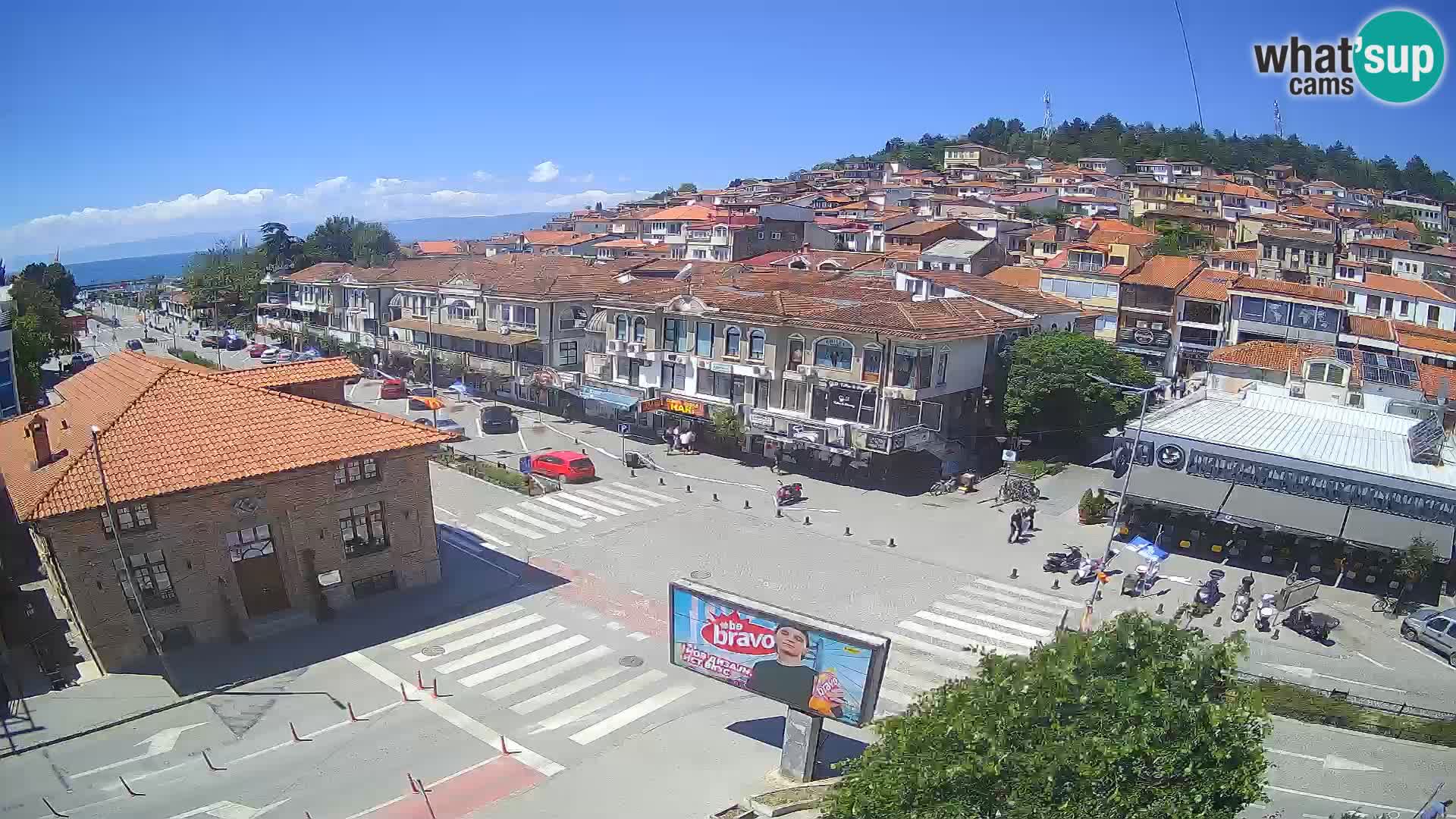Webcam de la vieille ville et du centre d’Ohrid