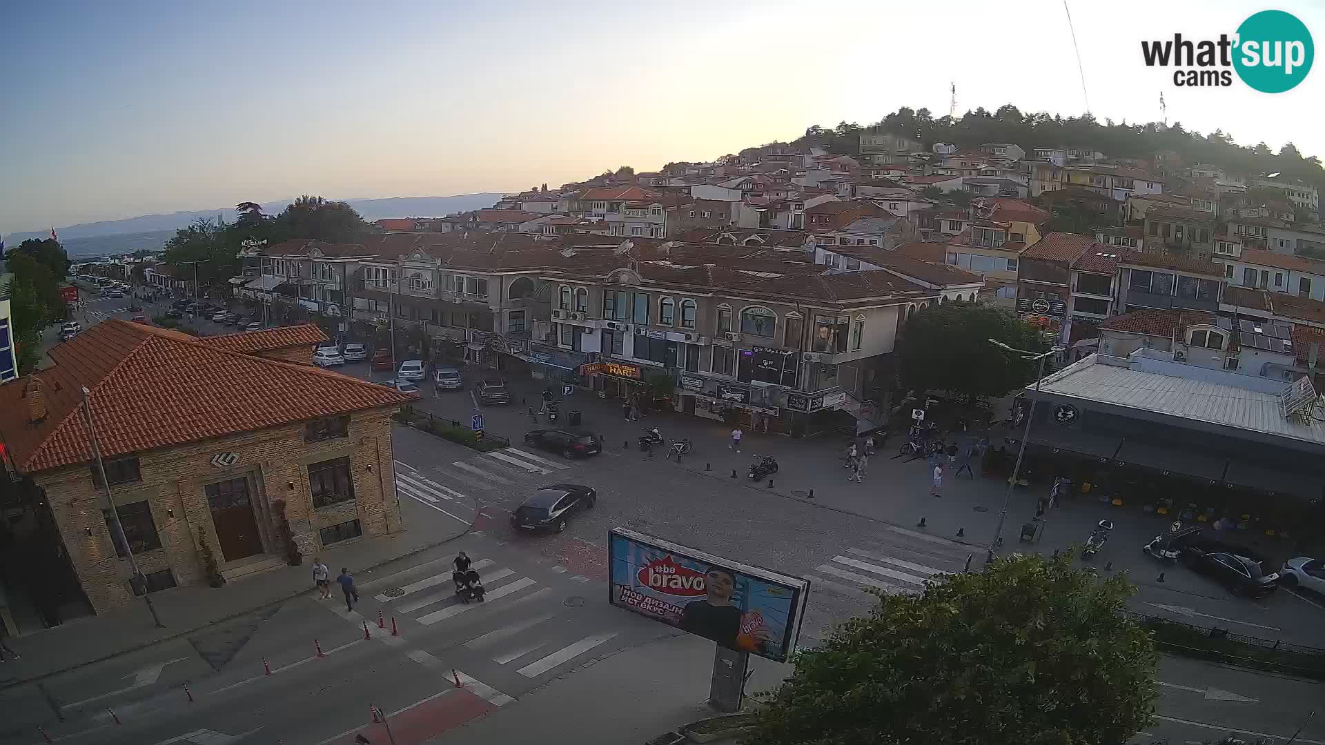 Webcam de la vieille ville et du centre d’Ohrid