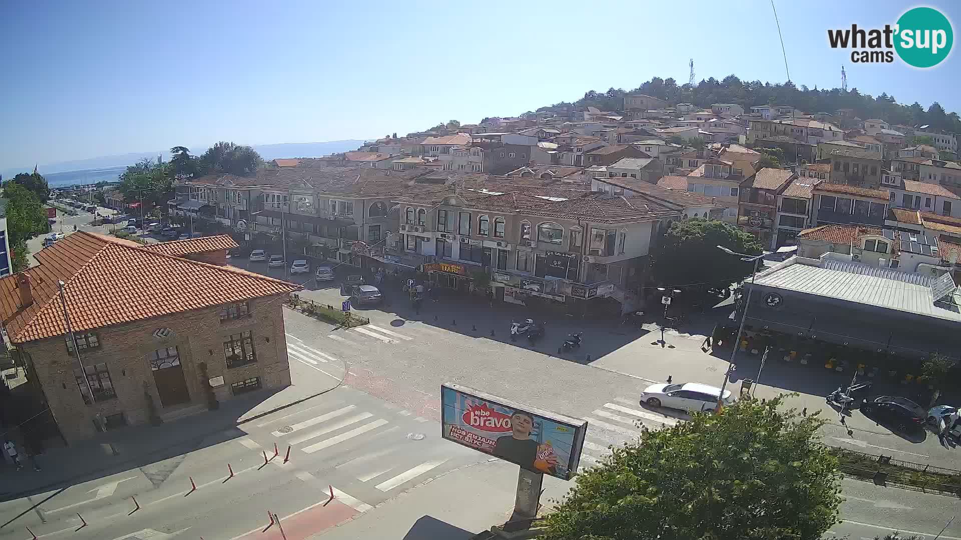 Webcam Ohrid old town and center