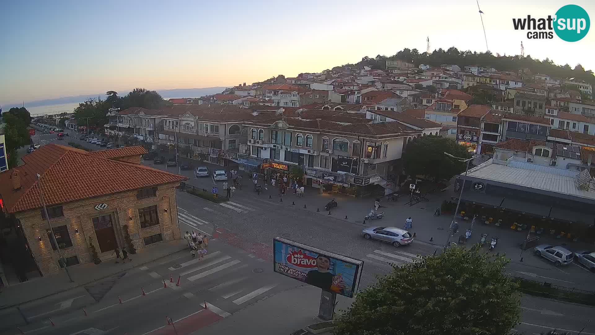 Webcam Ohrid old town and center