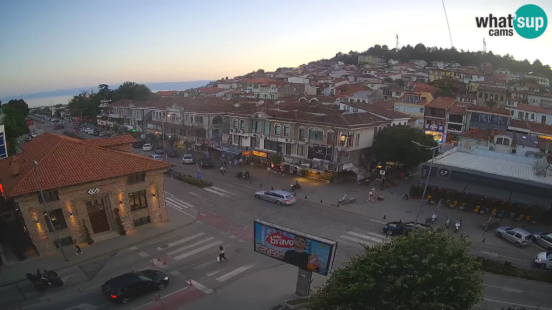 Webcam Ohrid old town and center