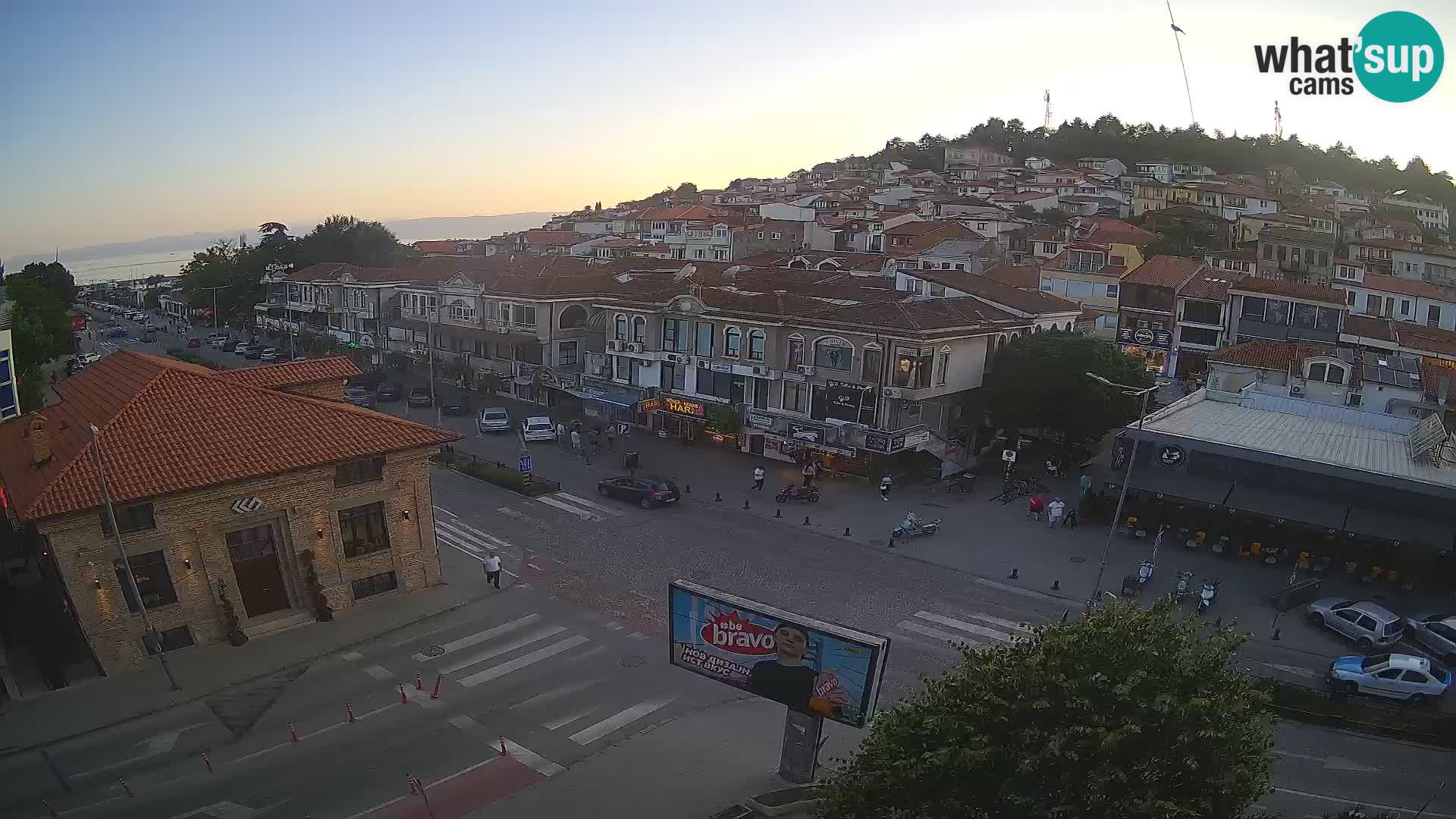 Webcam Ohrid old town and center
