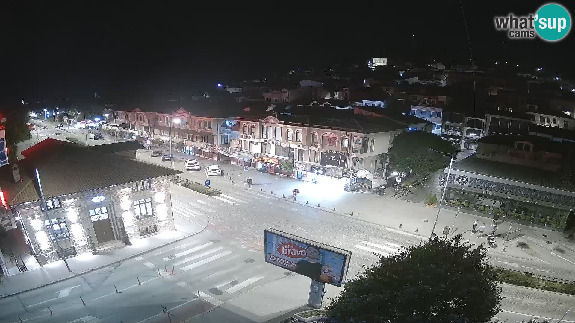 Webcam de la vieille ville et du centre d’Ohrid