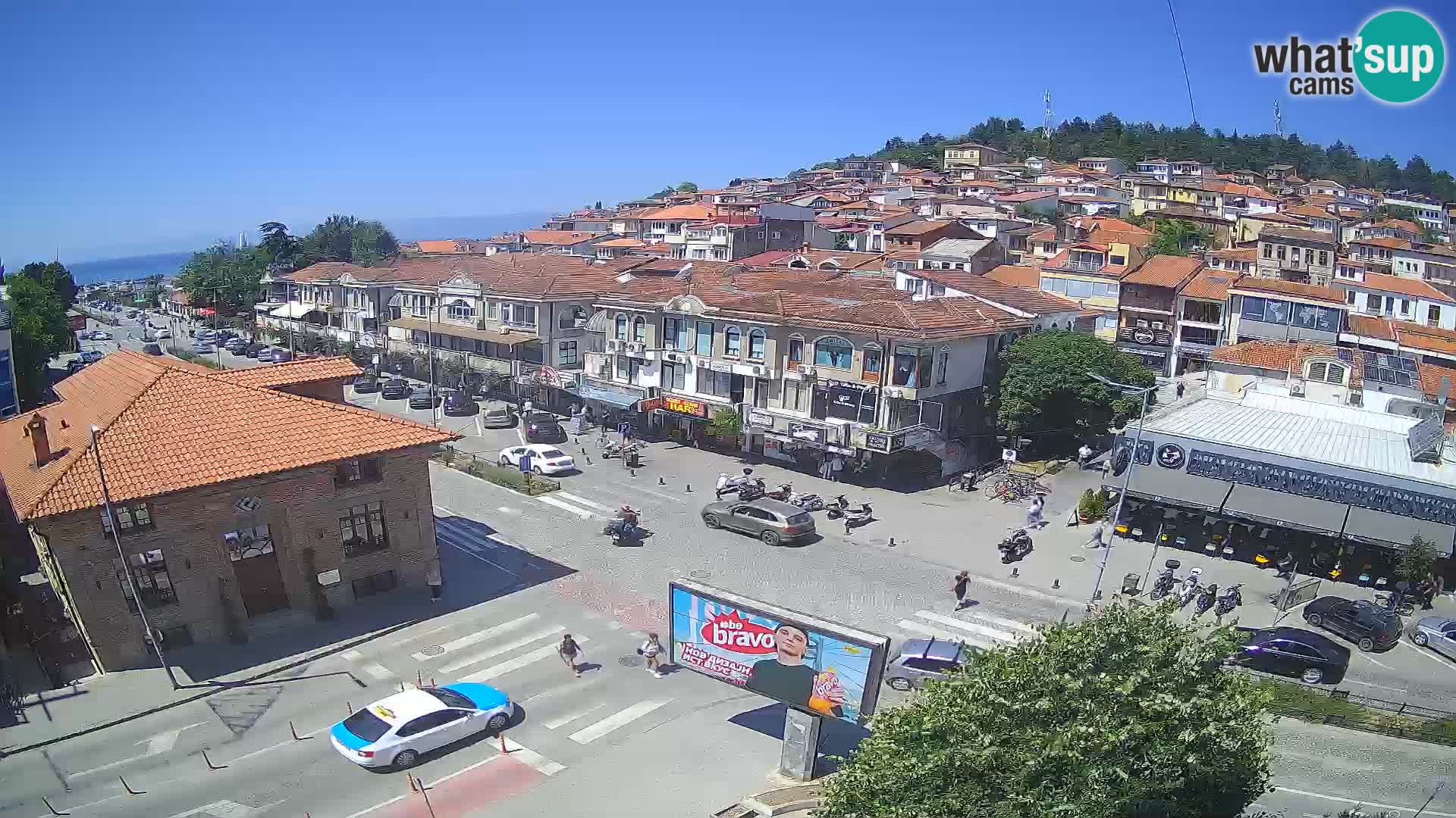 Webcam de la vieille ville et du centre d’Ohrid