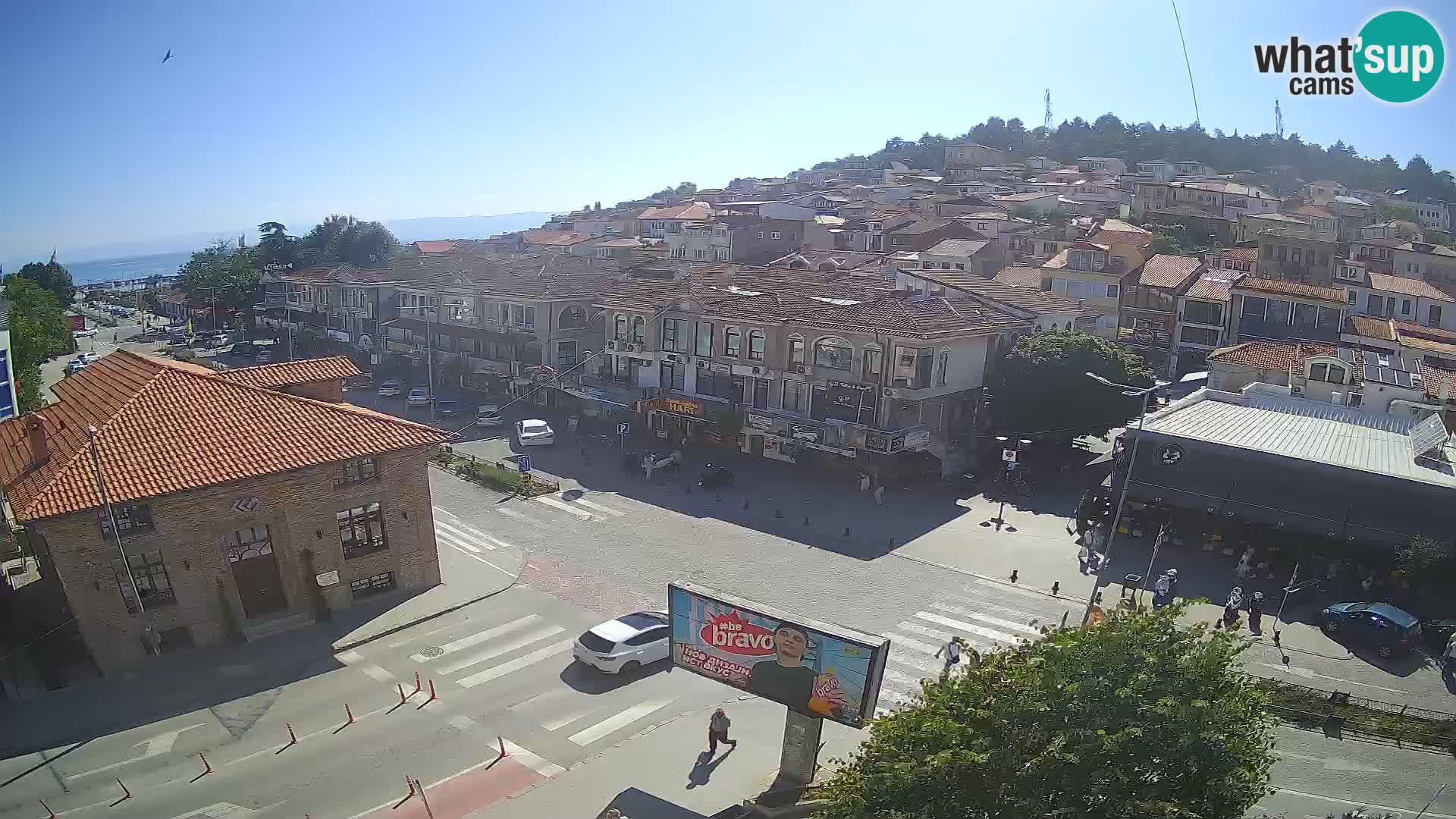 Webcam Ohrid old town and center