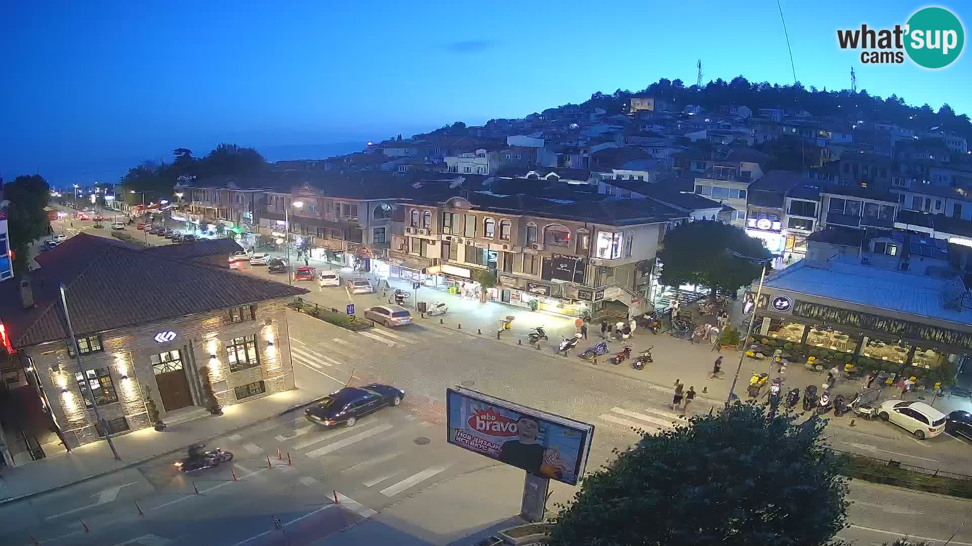 Webcam Altstadt und Zentrum von Ohrid