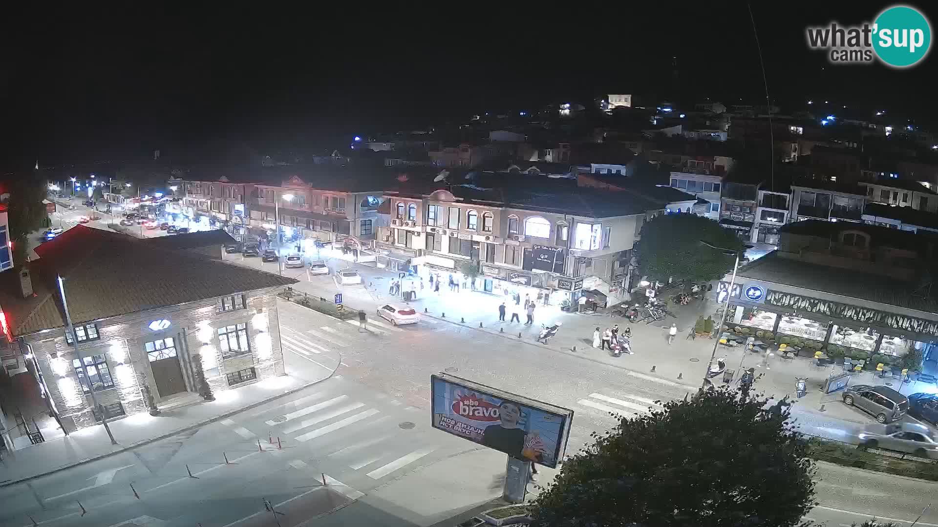 Webcam de la vieille ville et du centre d’Ohrid