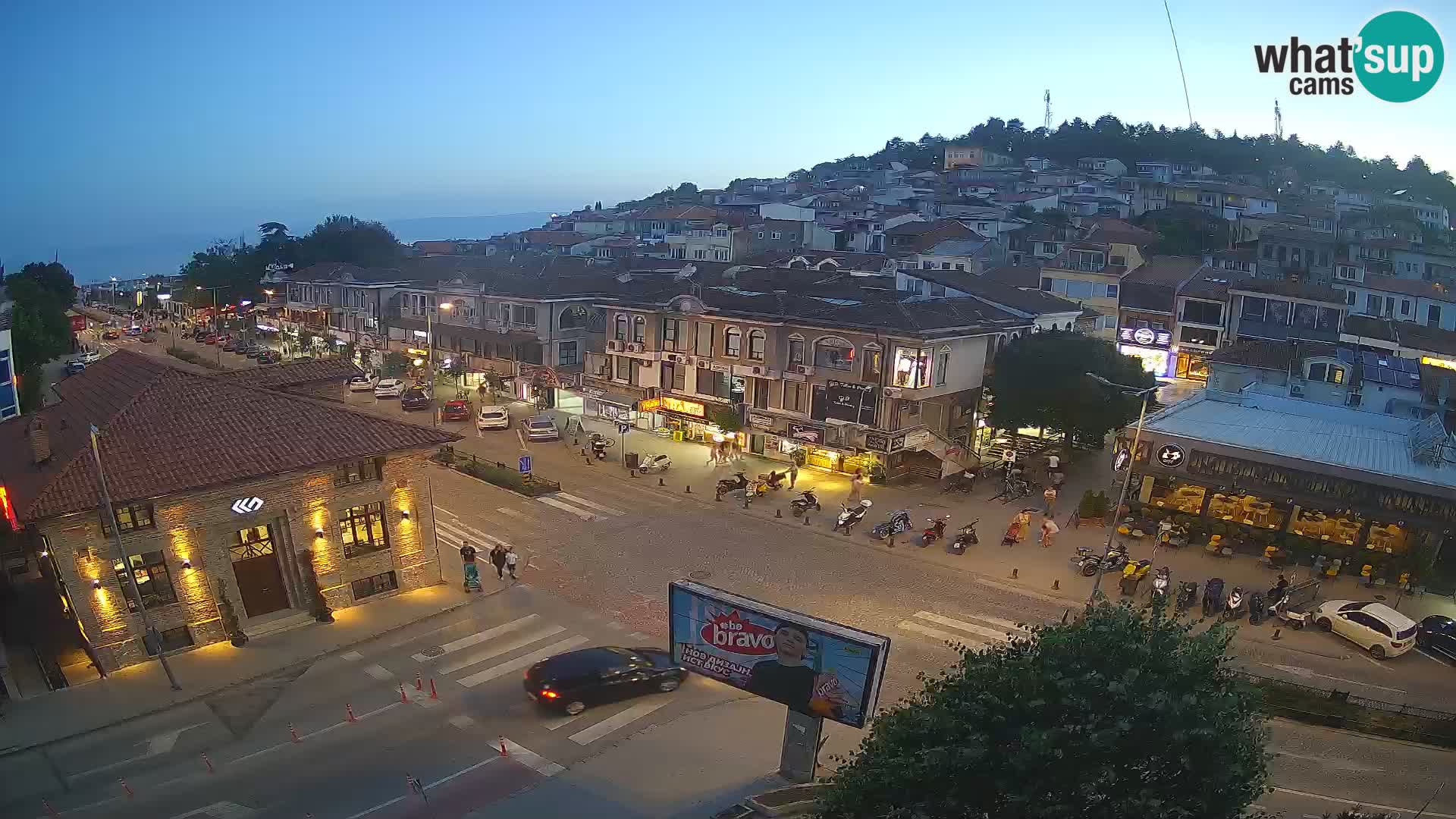 Webcam de la vieille ville et du centre d’Ohrid