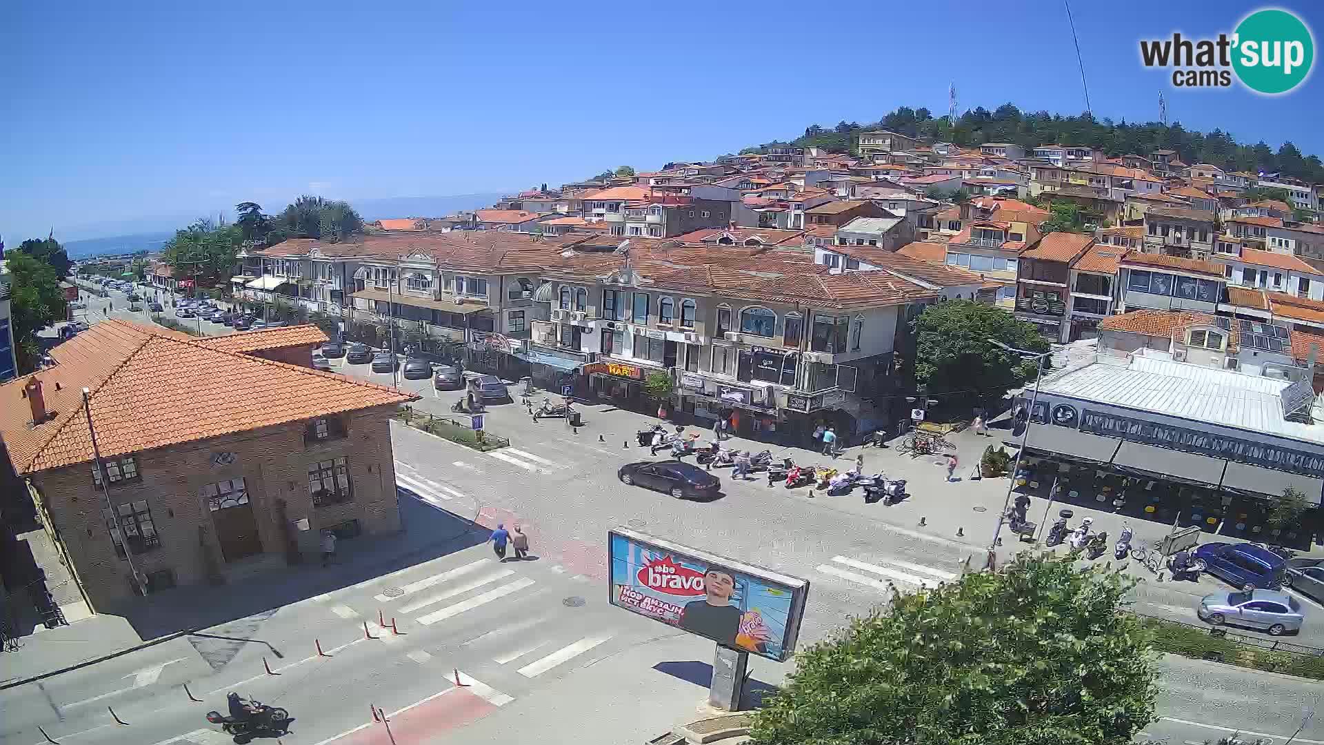 Webcam Ohrid old town and center