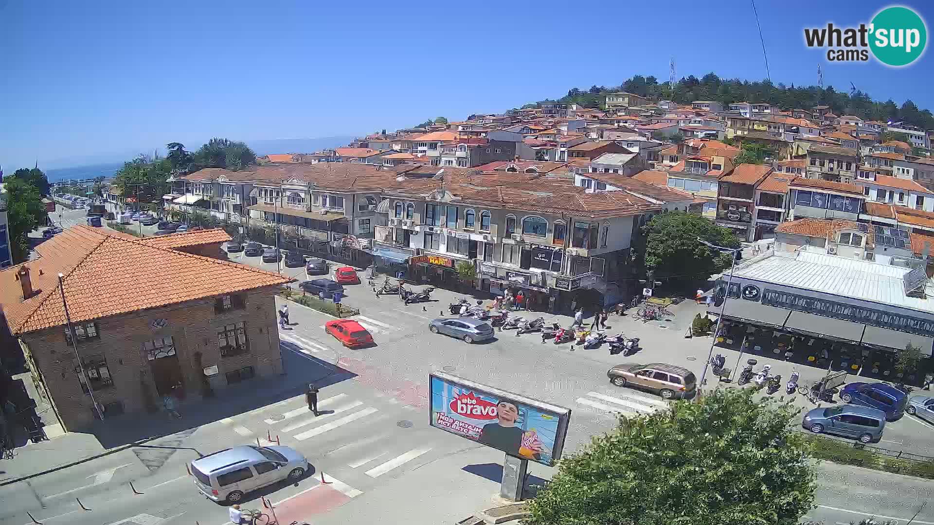 Webcam Altstadt und Zentrum von Ohrid