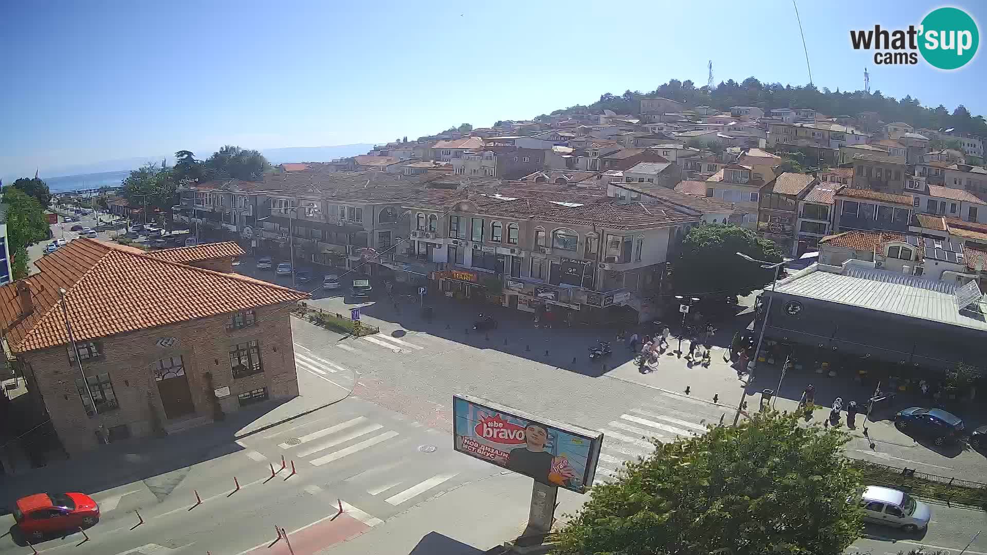 Webcam de la vieille ville et du centre d’Ohrid