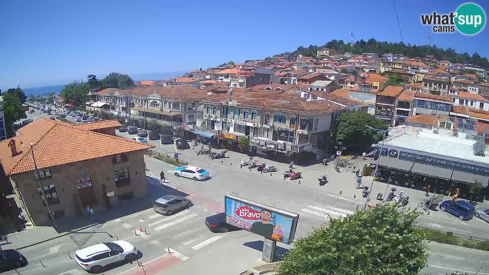 Webcam Altstadt und Zentrum von Ohrid
