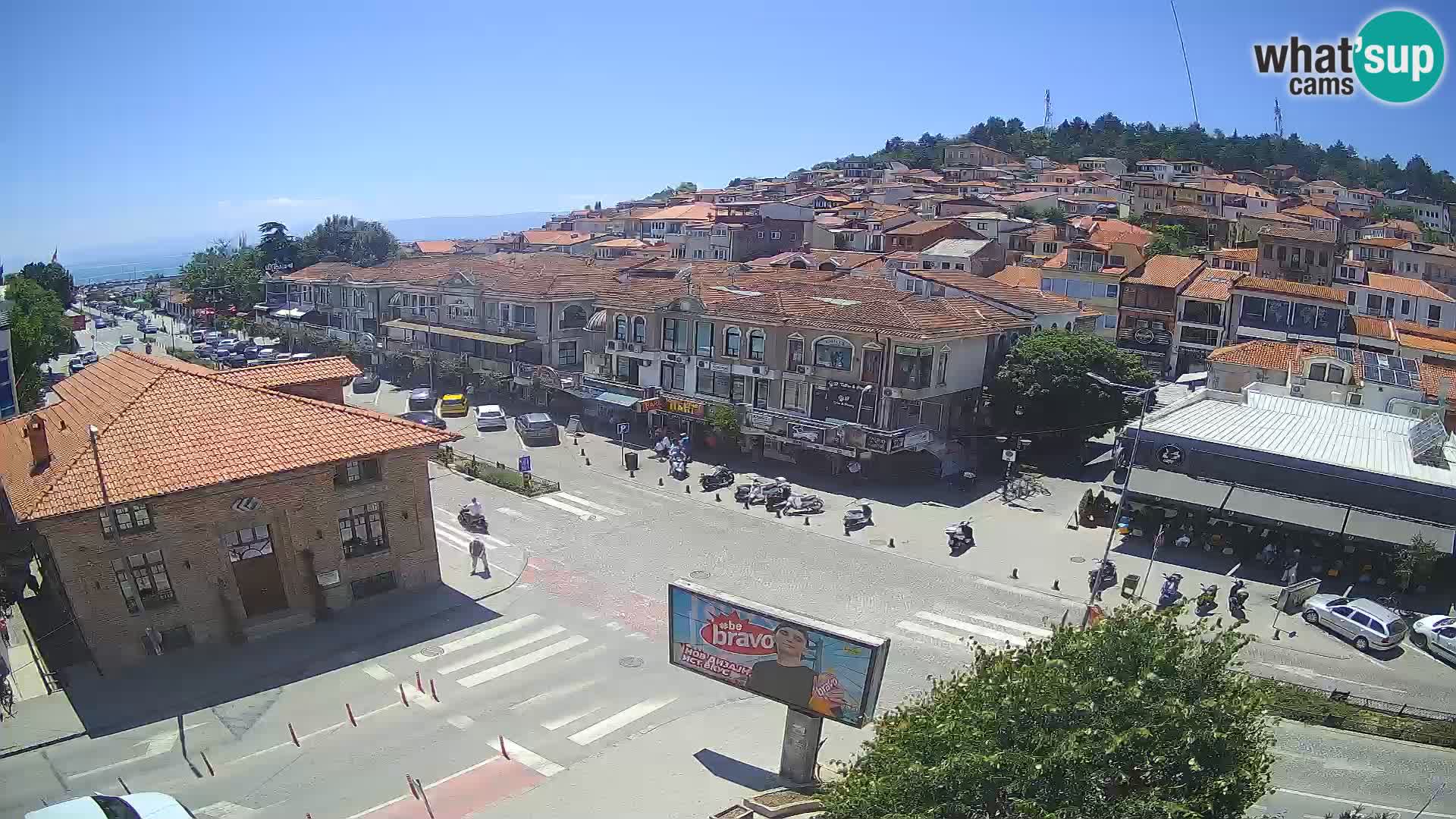 Webcam Altstadt und Zentrum von Ohrid