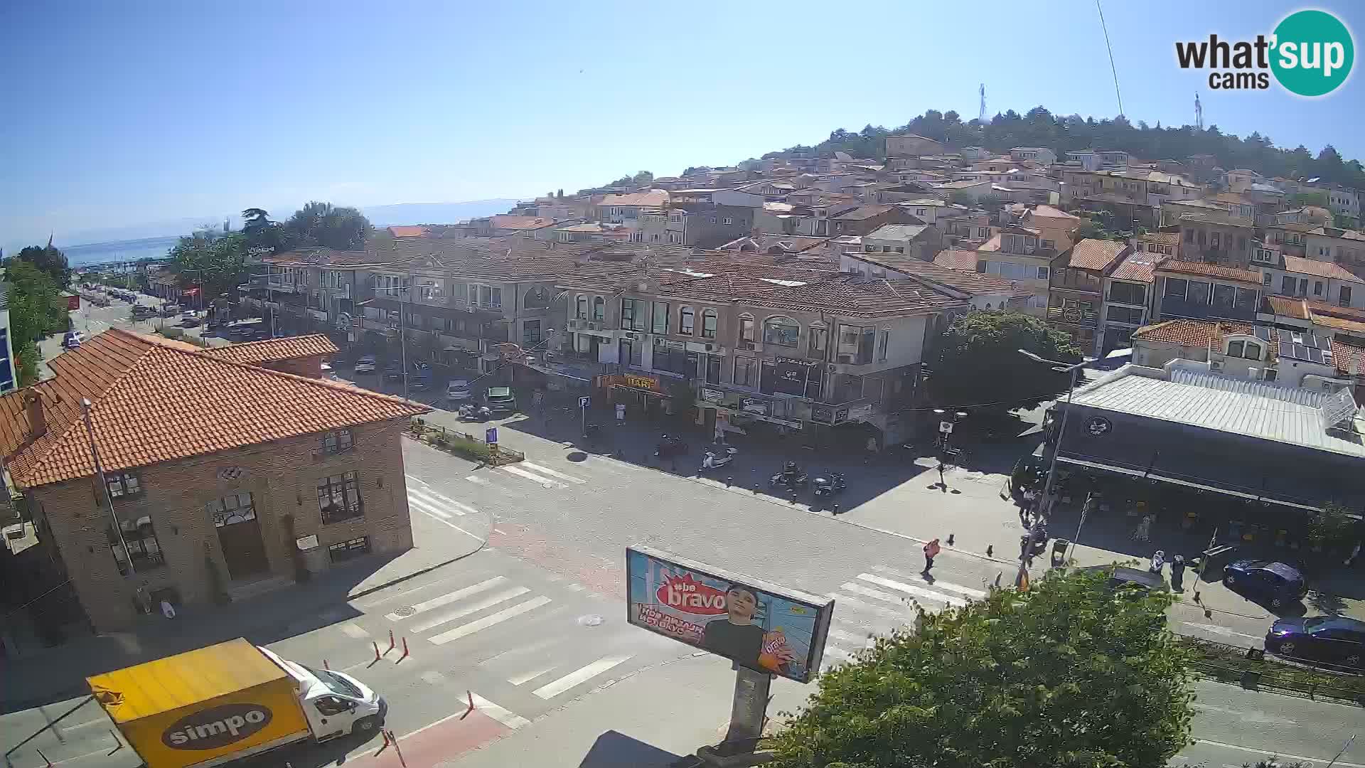 Webcam Altstadt und Zentrum von Ohrid