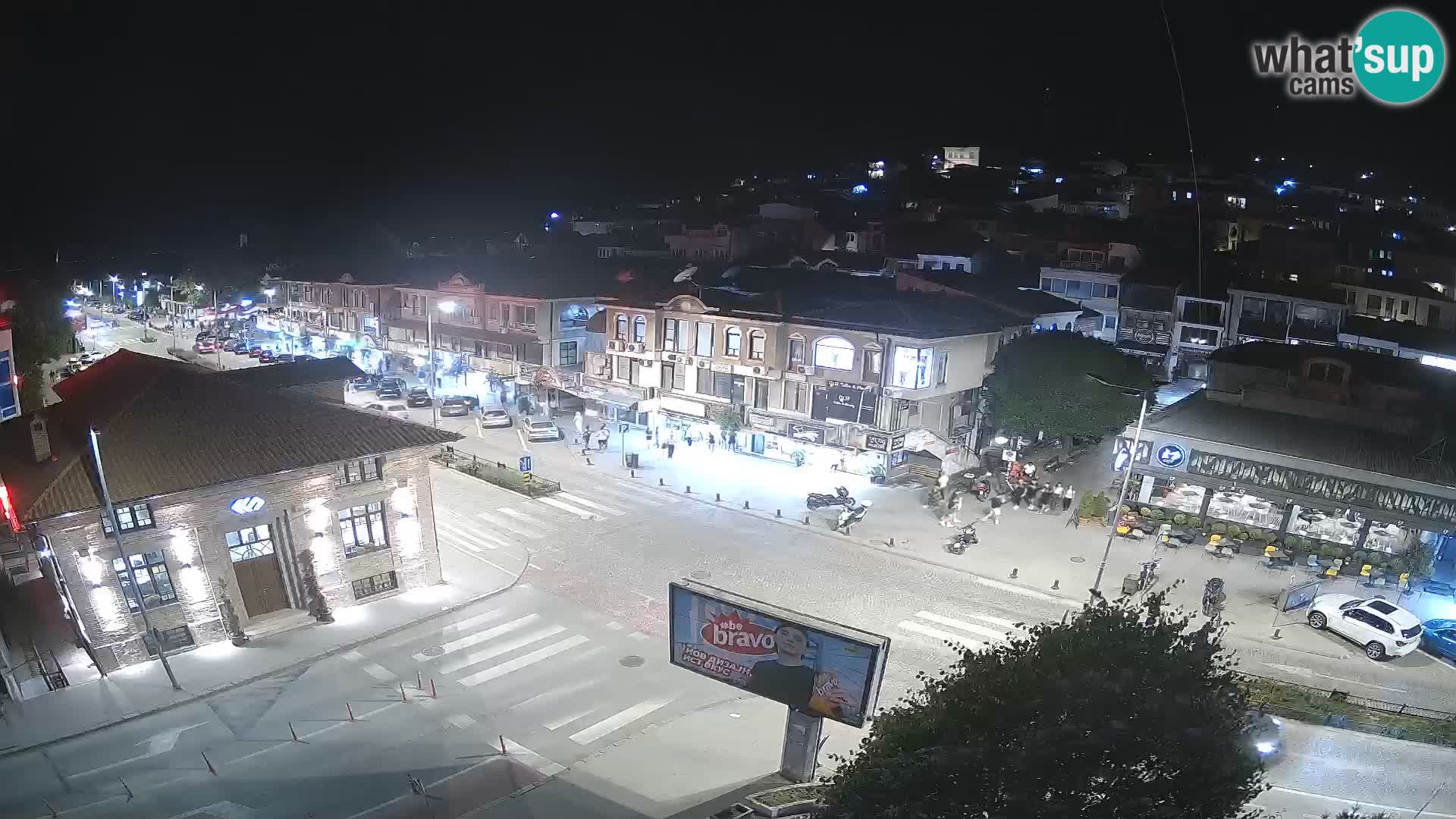 Webcam de la vieille ville et du centre d’Ohrid