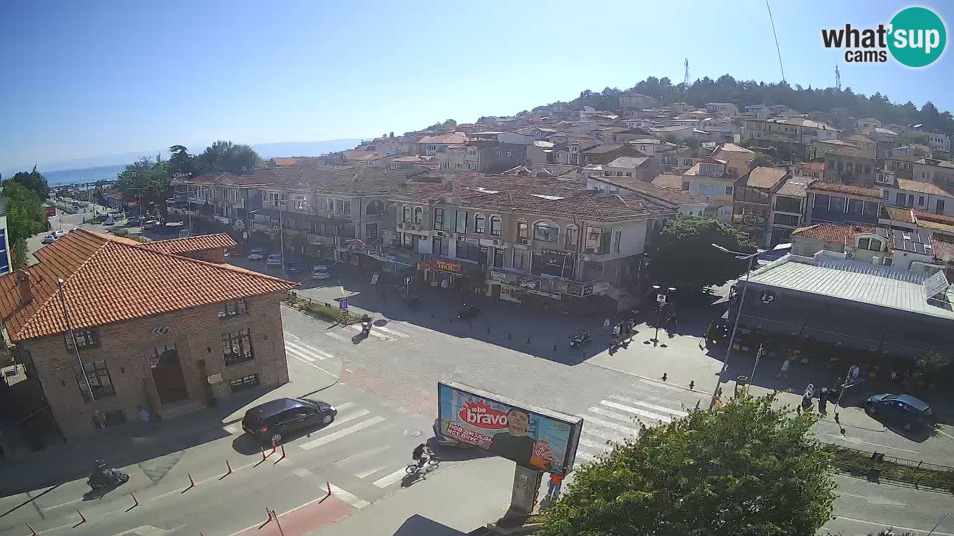 Webcam Ohrid old town and center