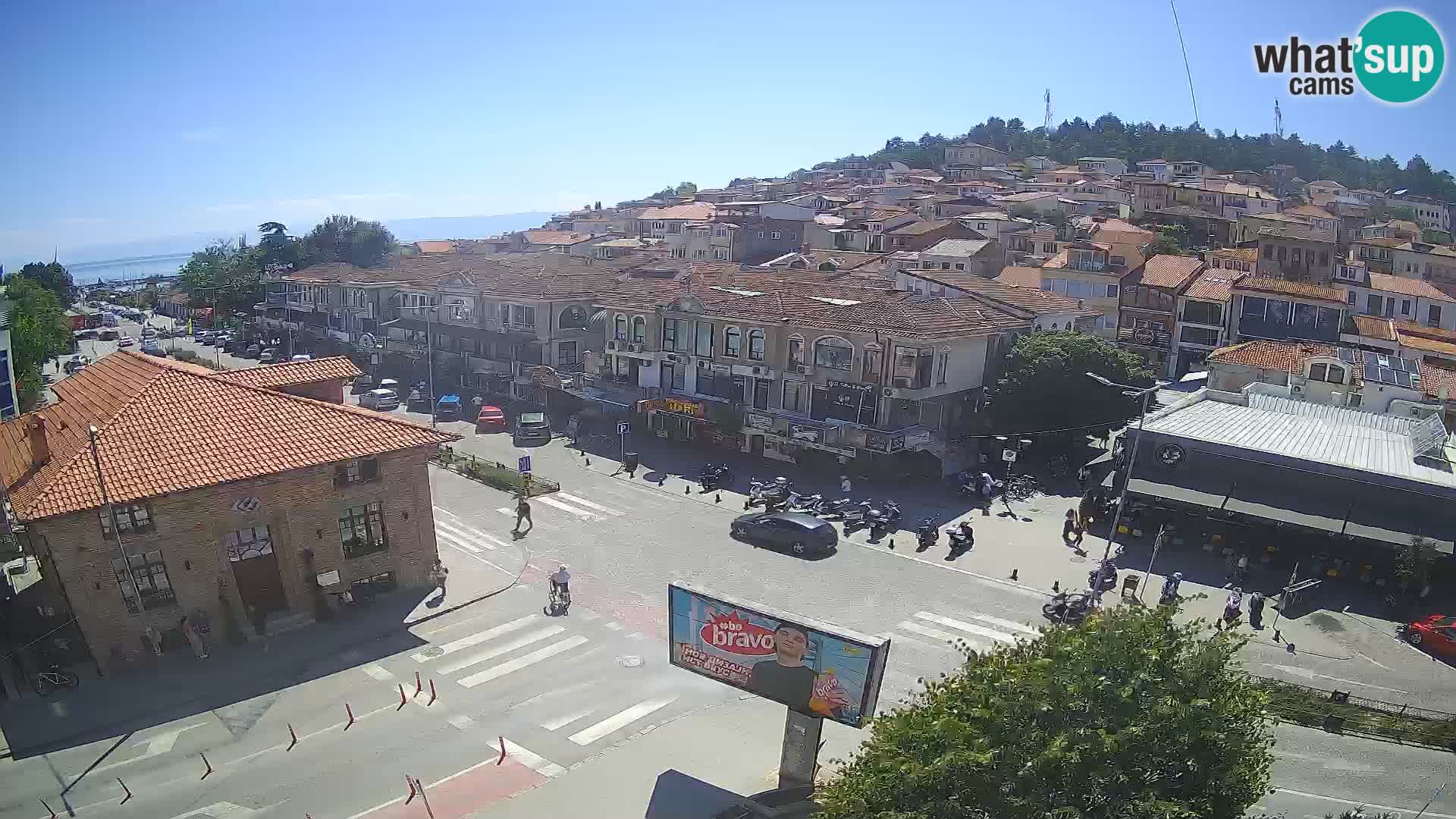 Webcam Altstadt und Zentrum von Ohrid