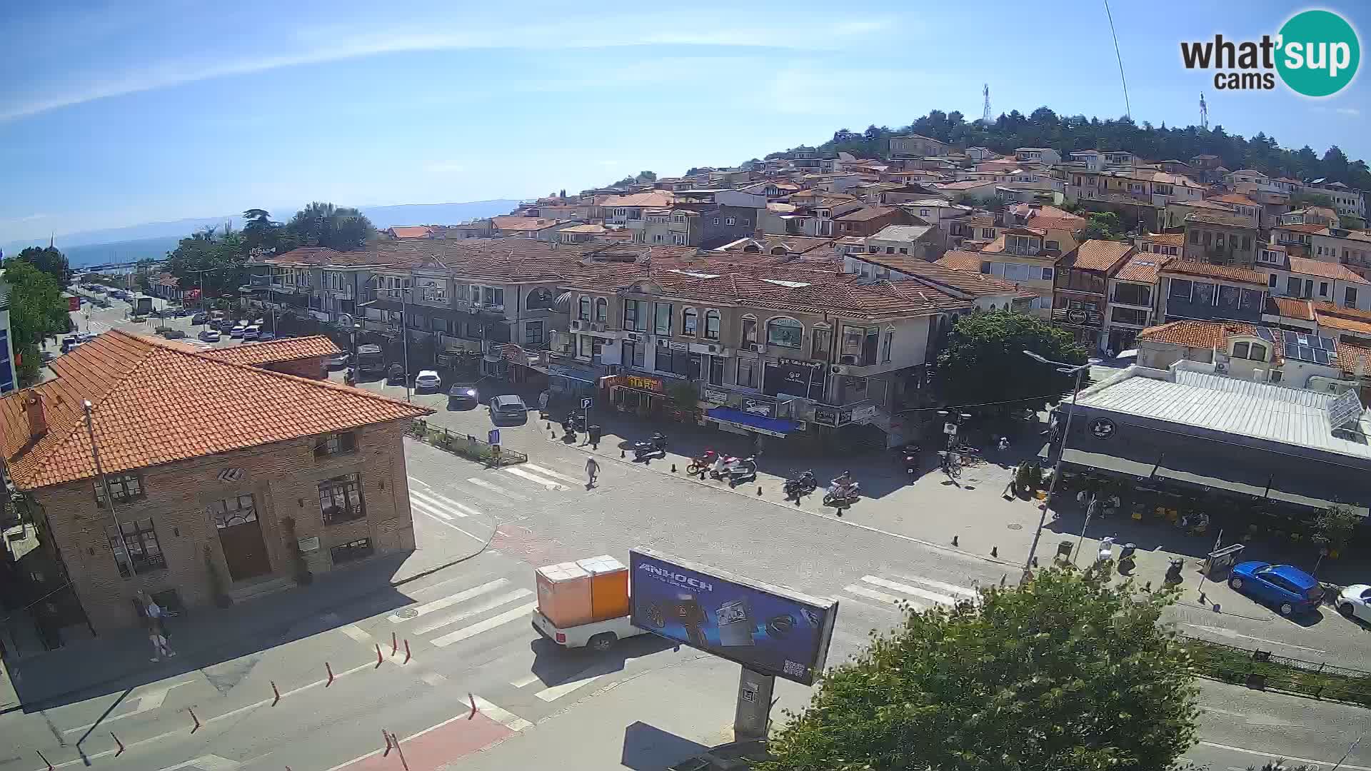 Webcam Ohrid old town and center