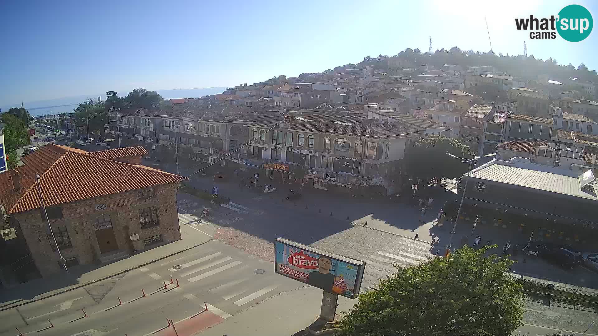 Webcam de la vieille ville et du centre d’Ohrid