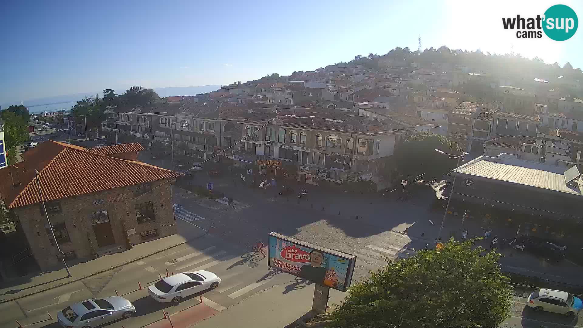 Webcam de la vieille ville et du centre d’Ohrid