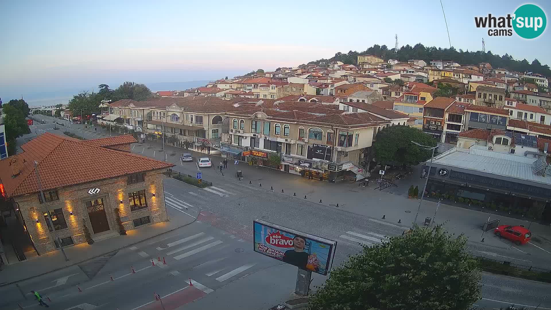 Webcam de la vieille ville et du centre d’Ohrid