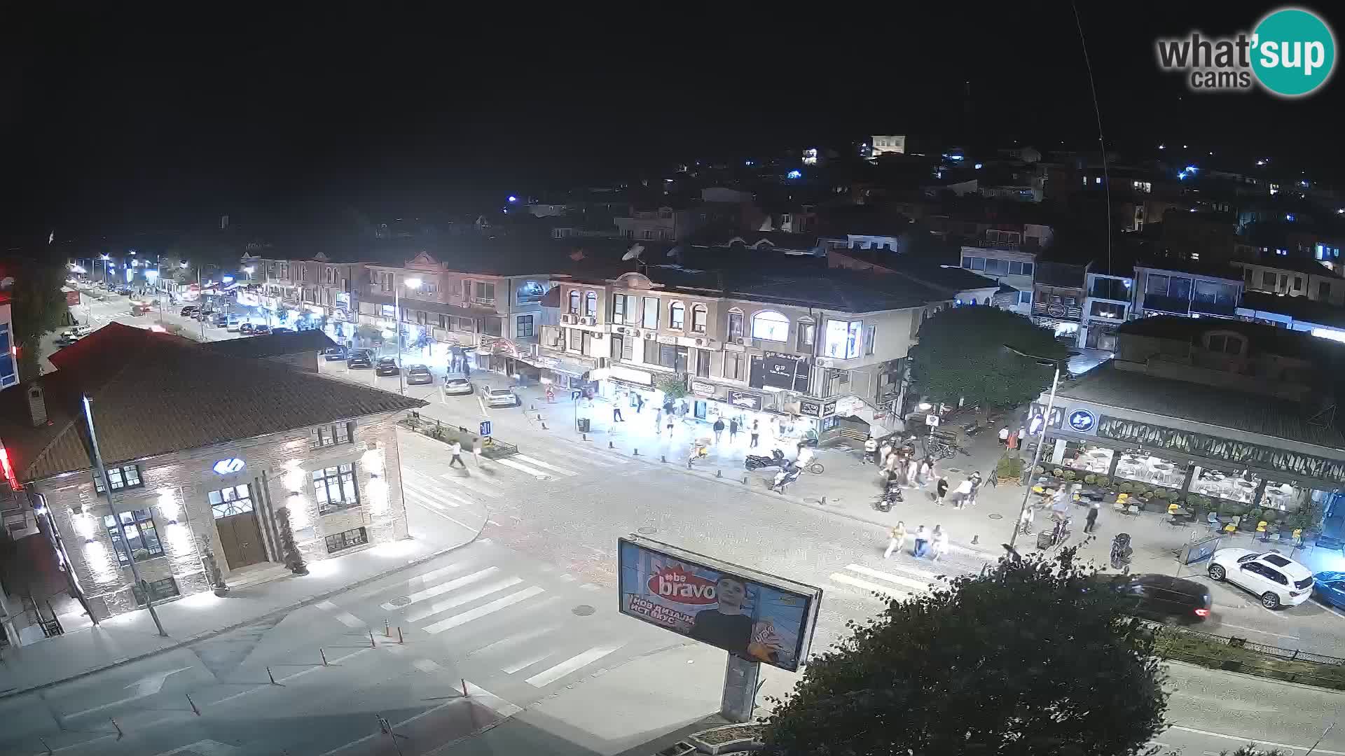 Webcam de la vieille ville et du centre d’Ohrid